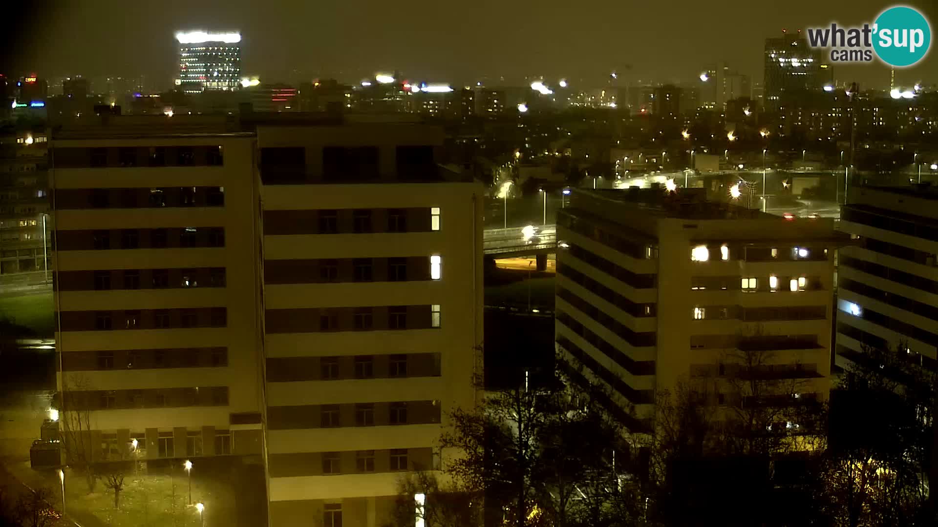 Live Interchange of Slavonska Avenue and Marin Držić Avenue in Zagreb webcam