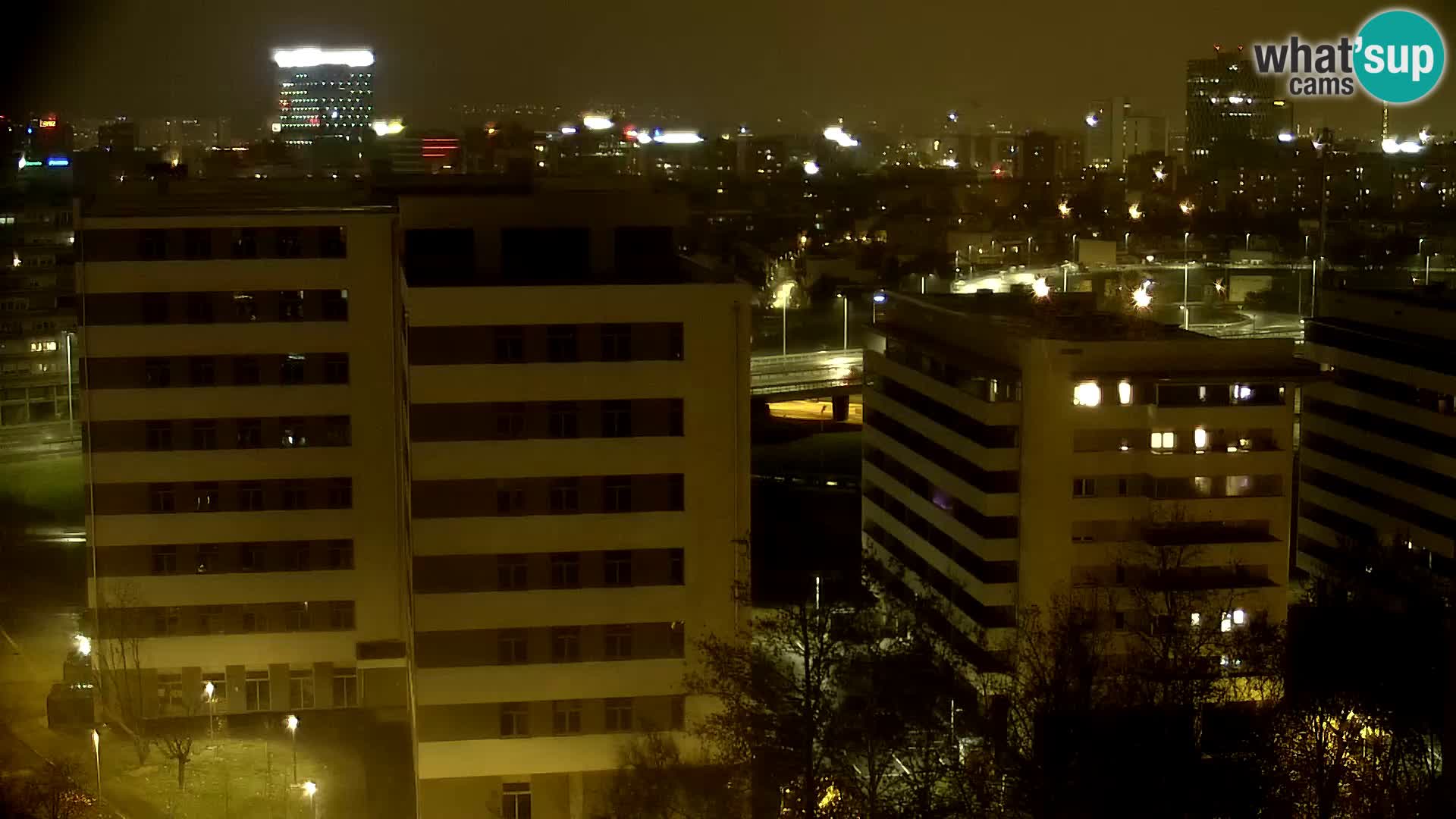 Live Interchange of Slavonska Avenue and Marin Držić Avenue in Zagreb webcam