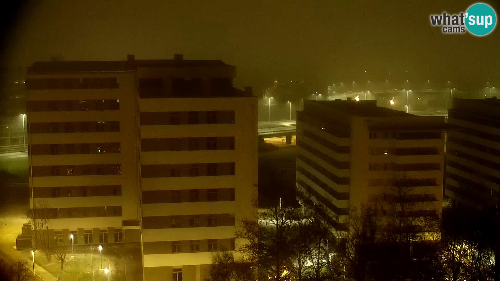 Live Interchange of Slavonska Avenue and Marin Držić Avenue in Zagreb webcam