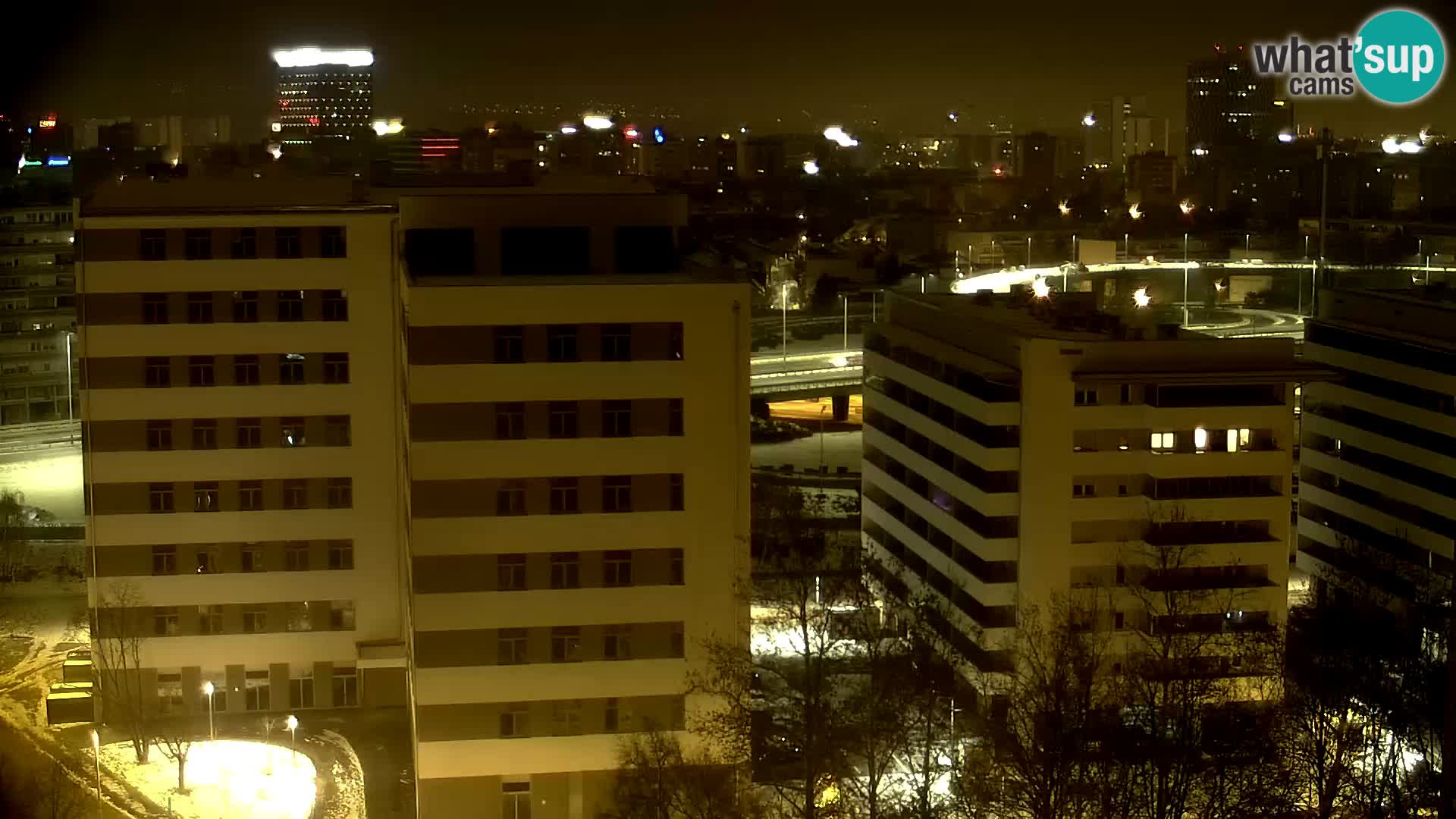 Live Interchange of Slavonska Avenue and Marin Držić Avenue in Zagreb webcam