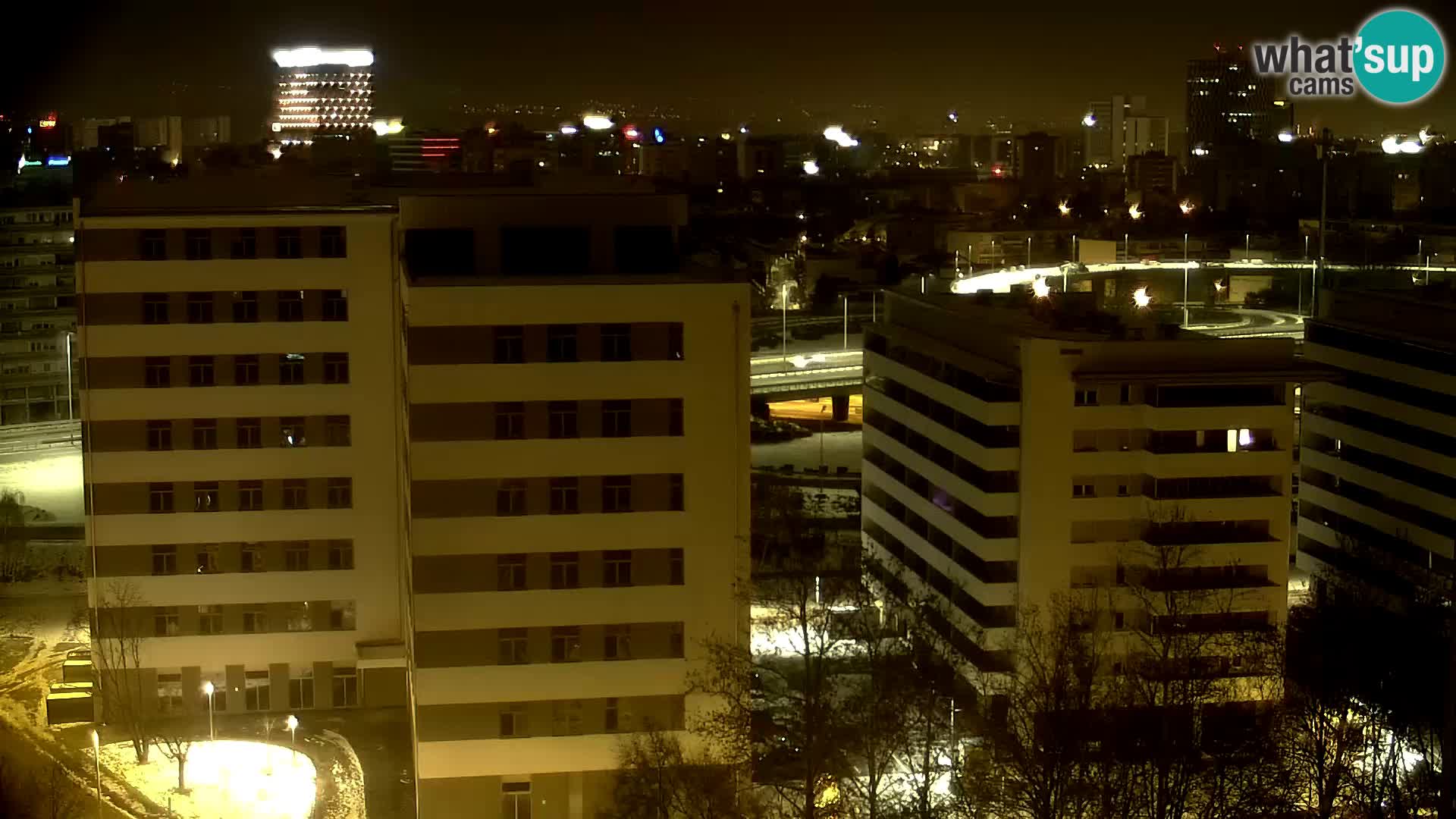 Rotatoria e incrocio viale Slavonska e Marin Držić  – webcam di Zagabria