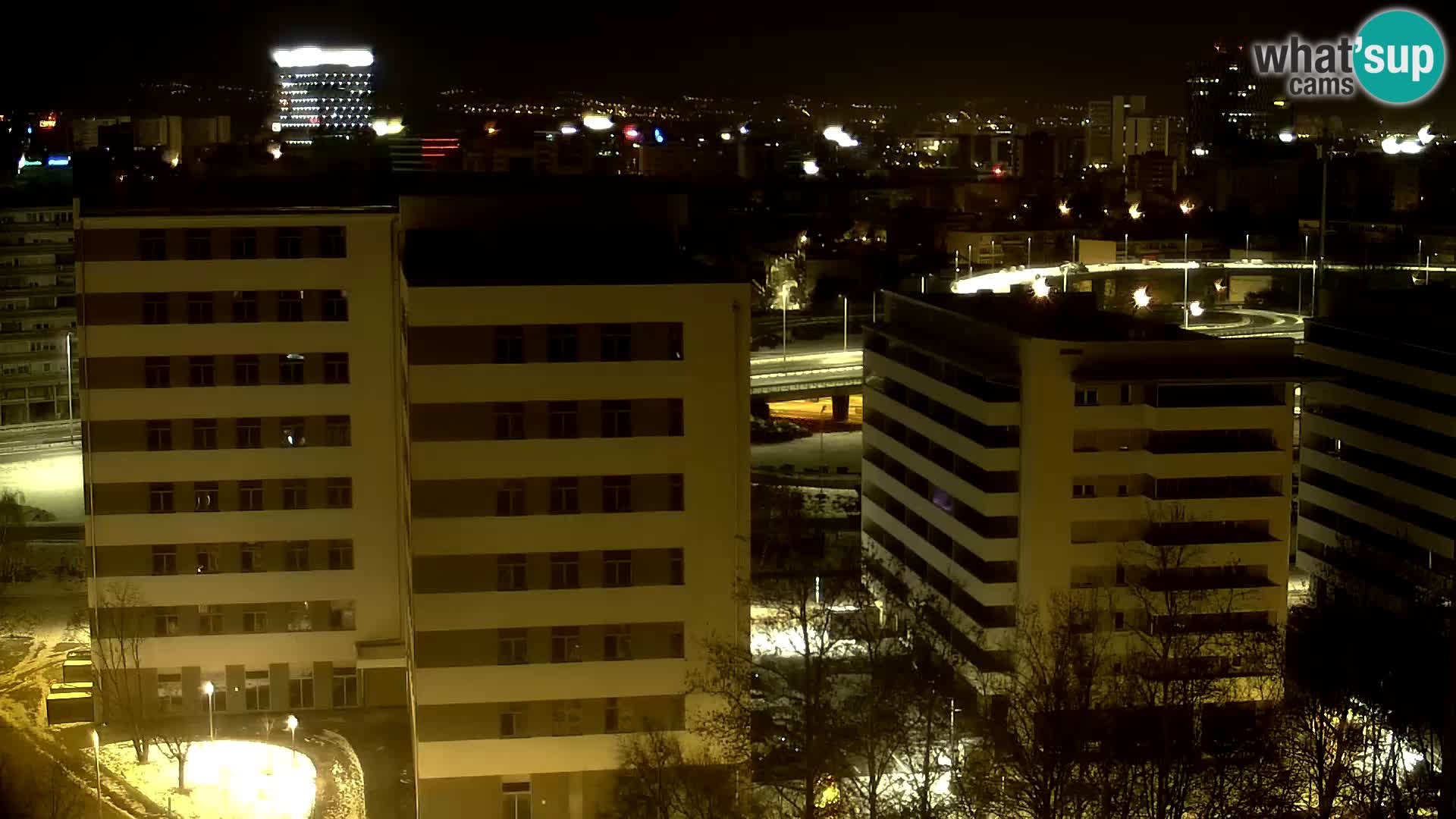 Live Interchange of Slavonska Avenue and Marin Držić Avenue in Zagreb webcam