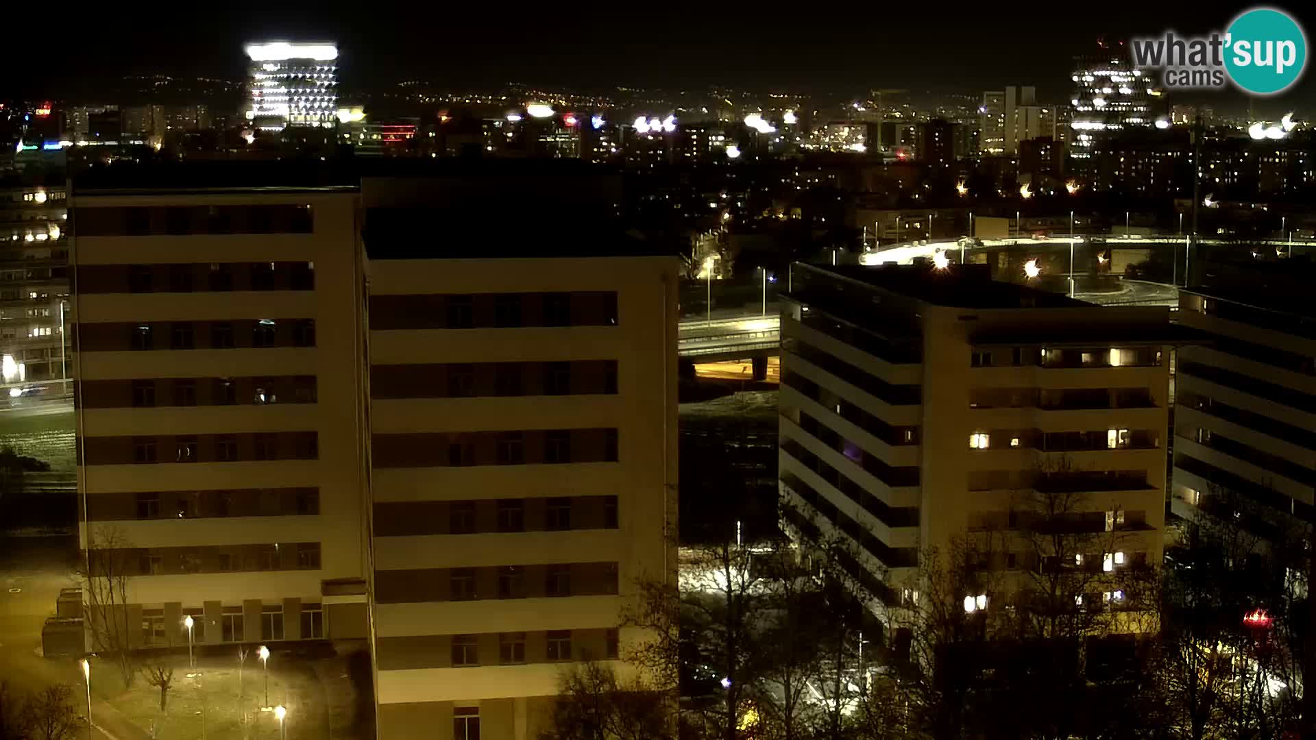 Web kamera Petlja Slavonska – Držićeva  – Zagreb Live