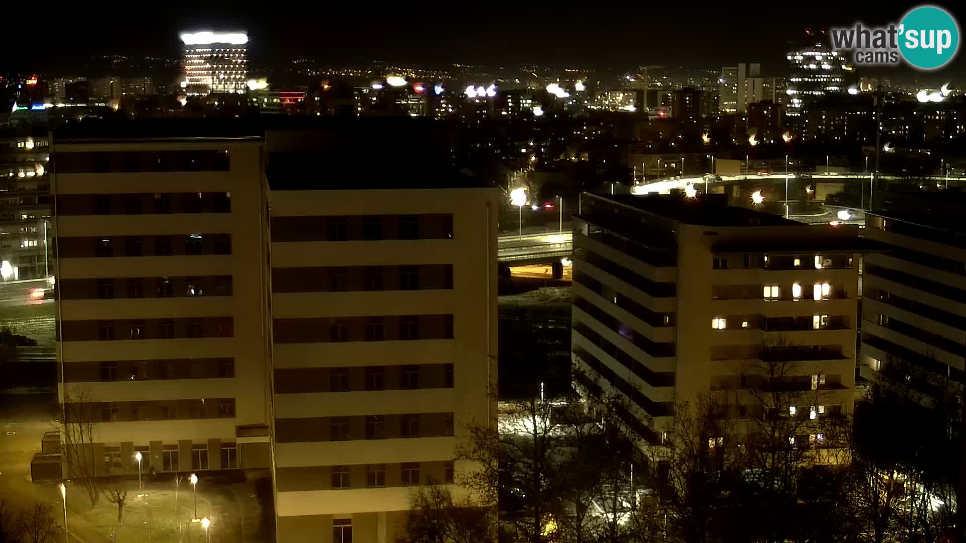 Rotatoria e incrocio viale Slavonska e Marin Držić  – webcam di Zagabria