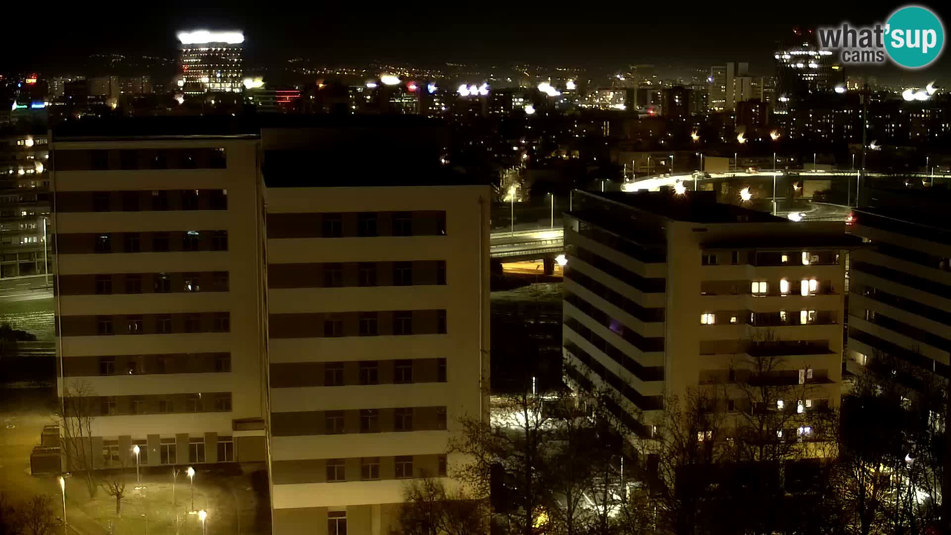 Web kamera Petlja Slavonska – Držićeva  – Zagreb Live