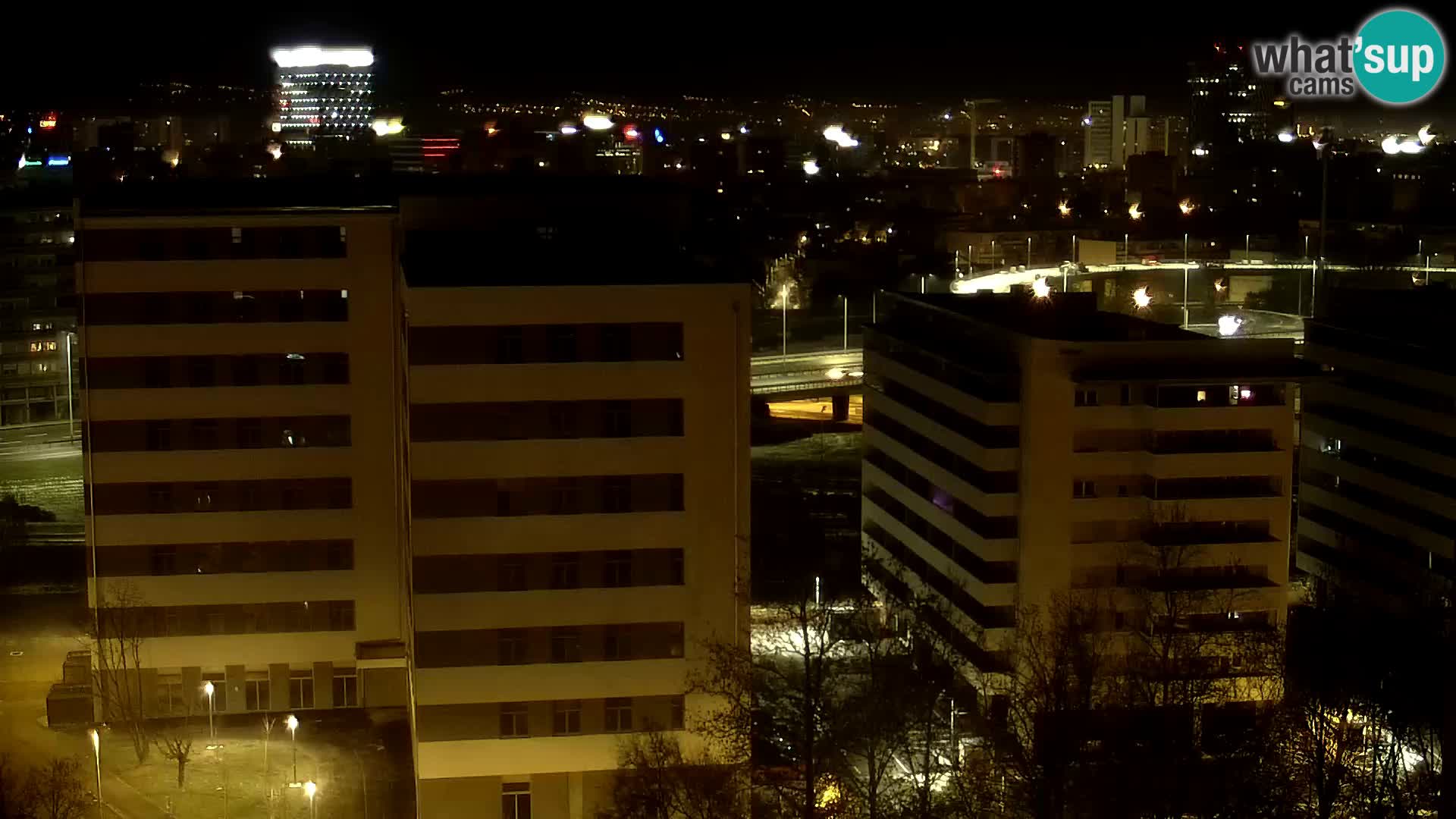 Rotatoria e incrocio viale Slavonska e Marin Držić  – webcam di Zagabria