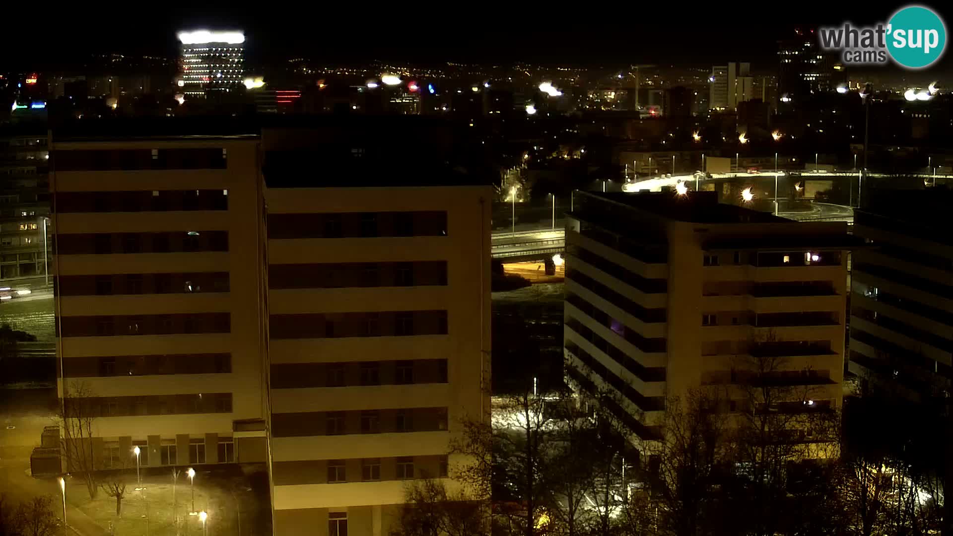 Rotatoria e incrocio viale Slavonska e Marin Držić  – webcam di Zagabria