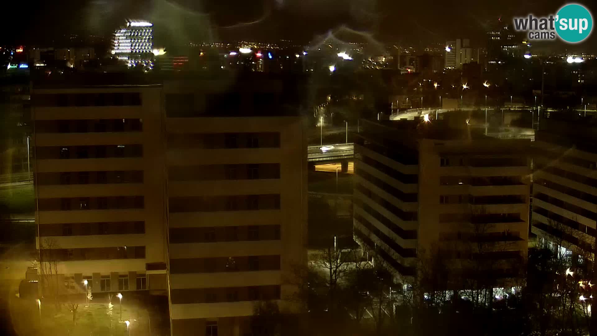 Live Interchange of Slavonska Avenue and Marin Držić Avenue in Zagreb webcam