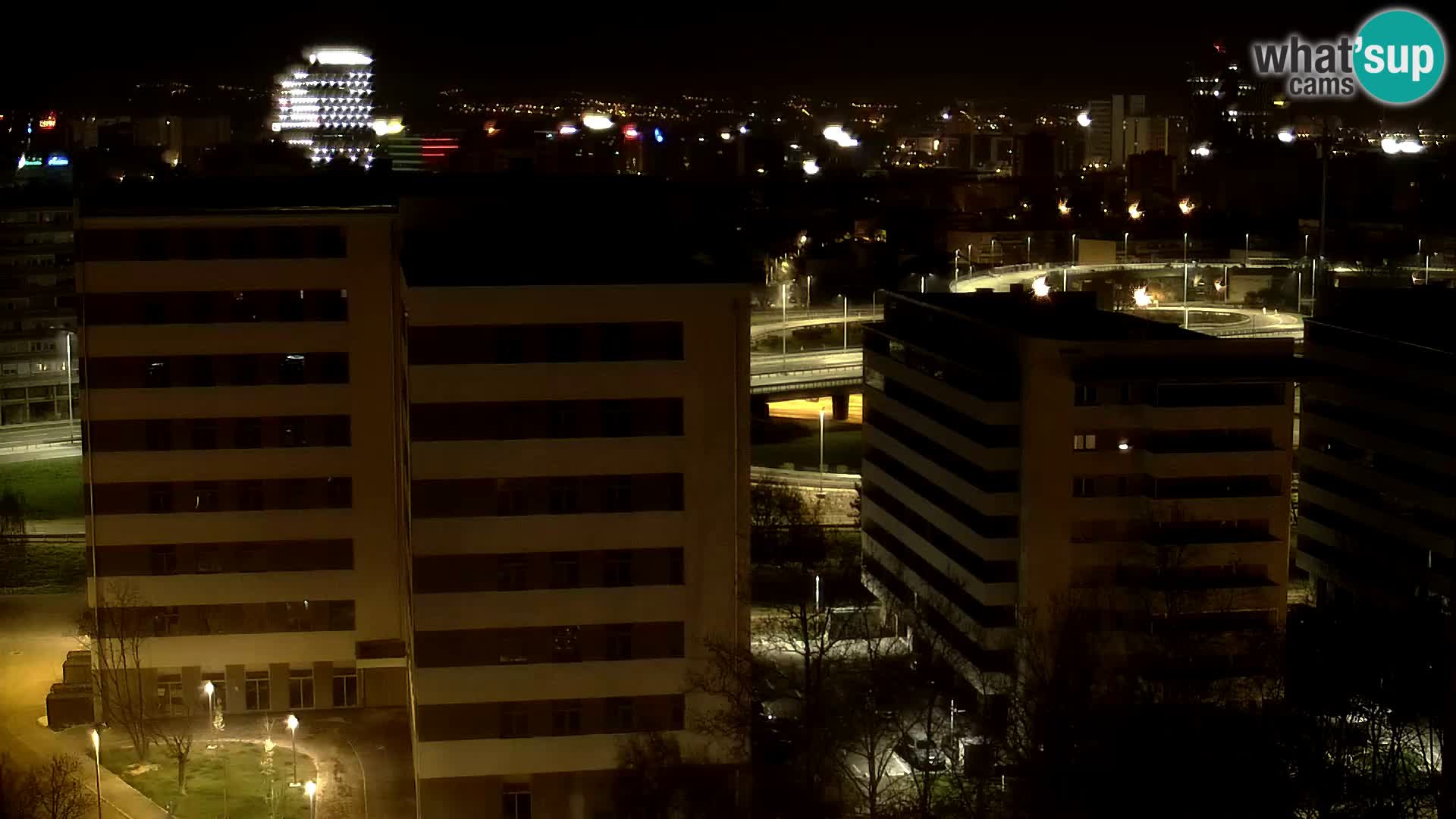 Rotatoria e incrocio viale Slavonska e Marin Držić  – webcam di Zagabria