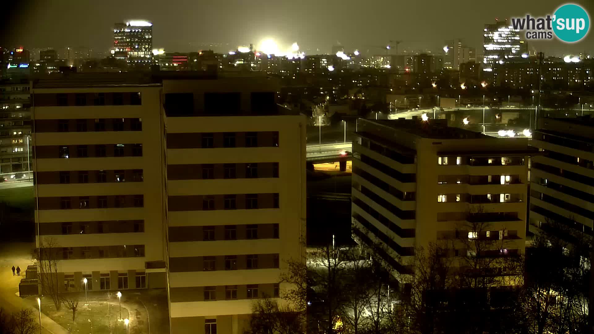 Live Interchange of Slavonska Avenue and Marin Držić Avenue in Zagreb webcam