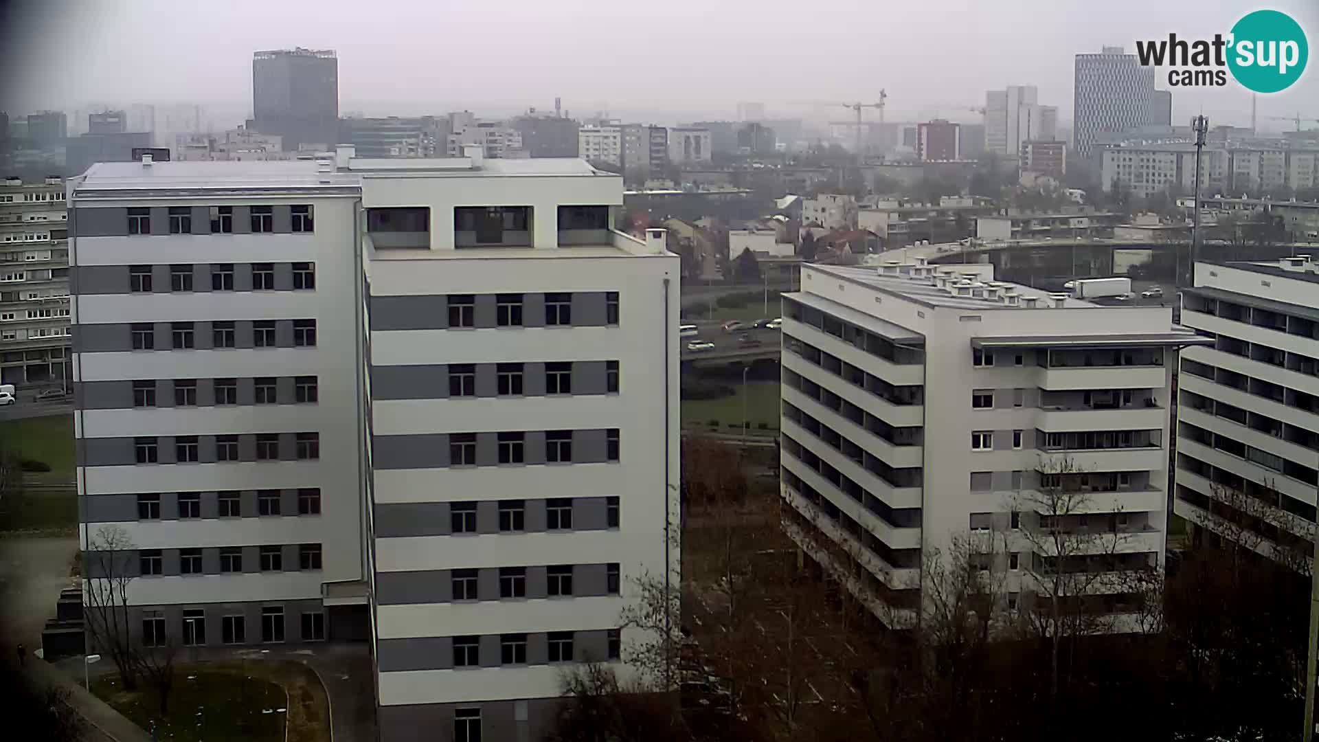 Web kamera Petlja Slavonska – Držićeva – Zagreb Live