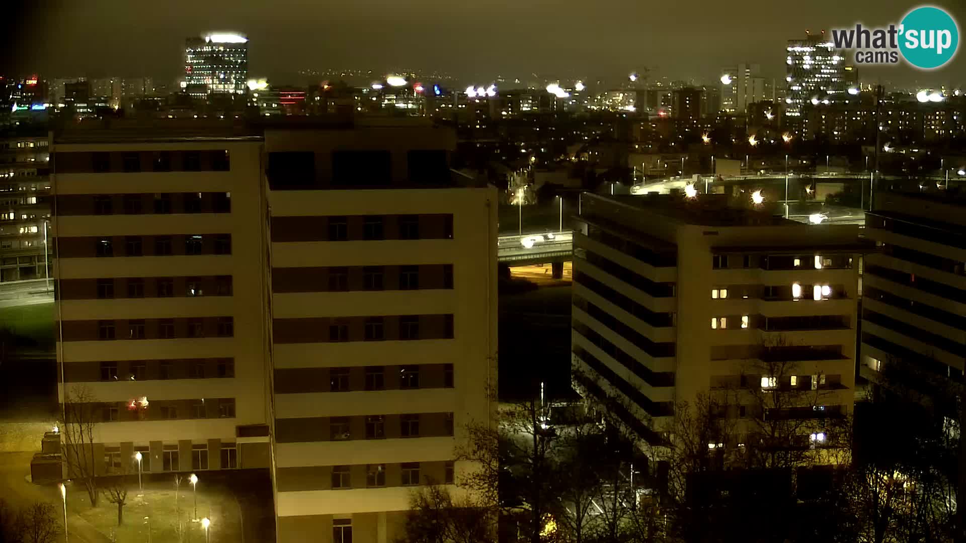 Live Interchange of Slavonska Avenue and Marin Držić Avenue in Zagreb webcam