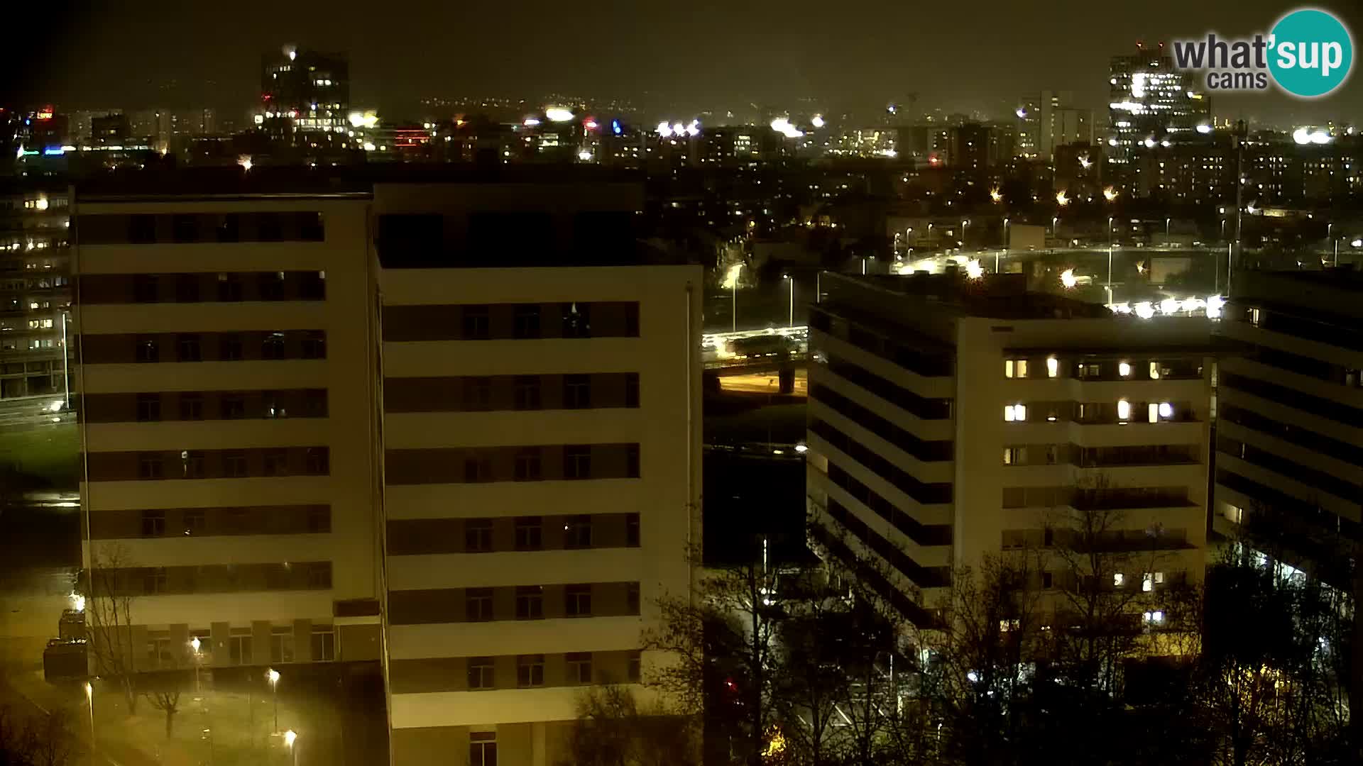 Live Interchange of Slavonska Avenue and Marin Držić Avenue in Zagreb webcam