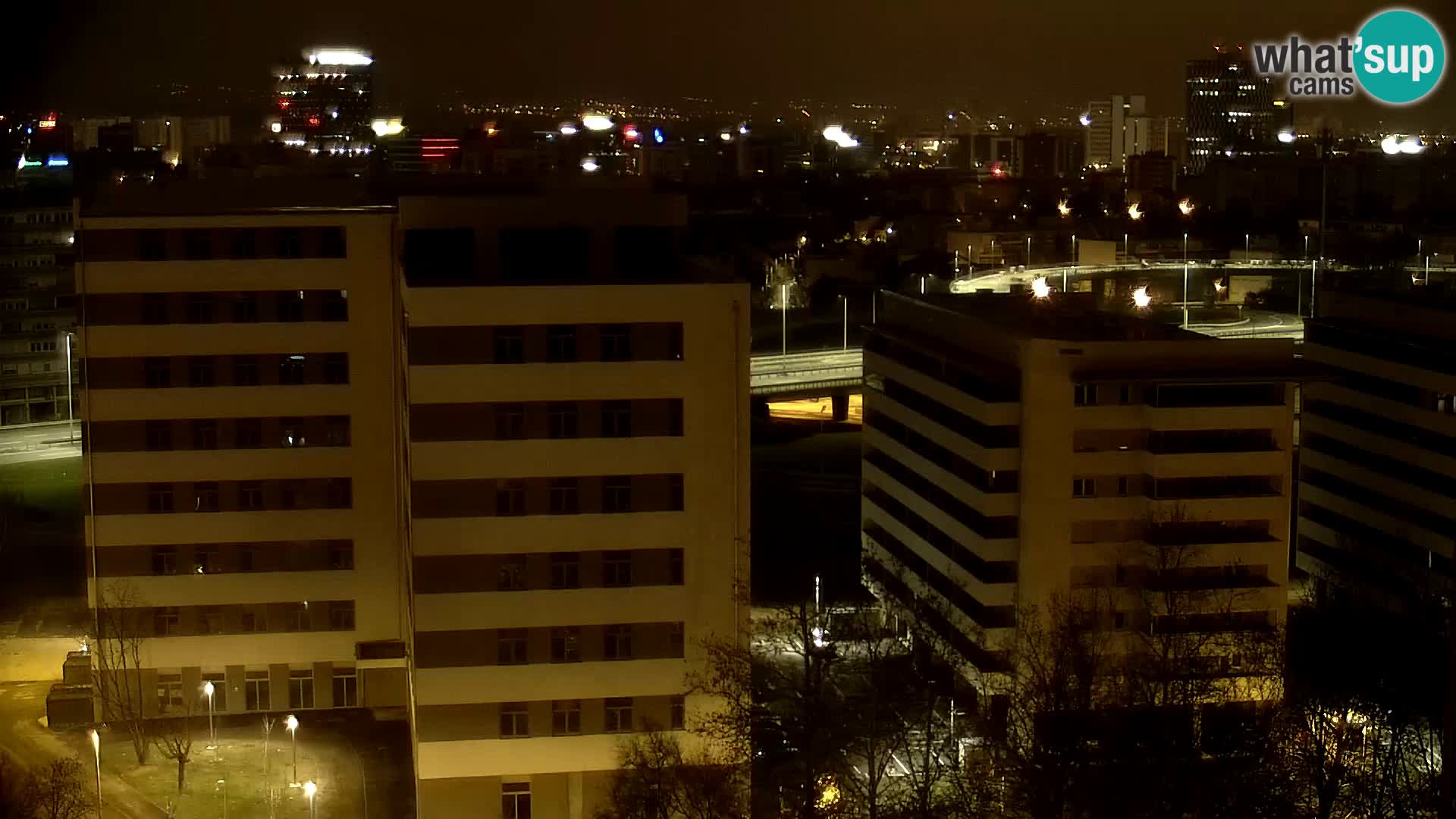 Live Interchange of Slavonska Avenue and Marin Držić Avenue in Zagreb webcam