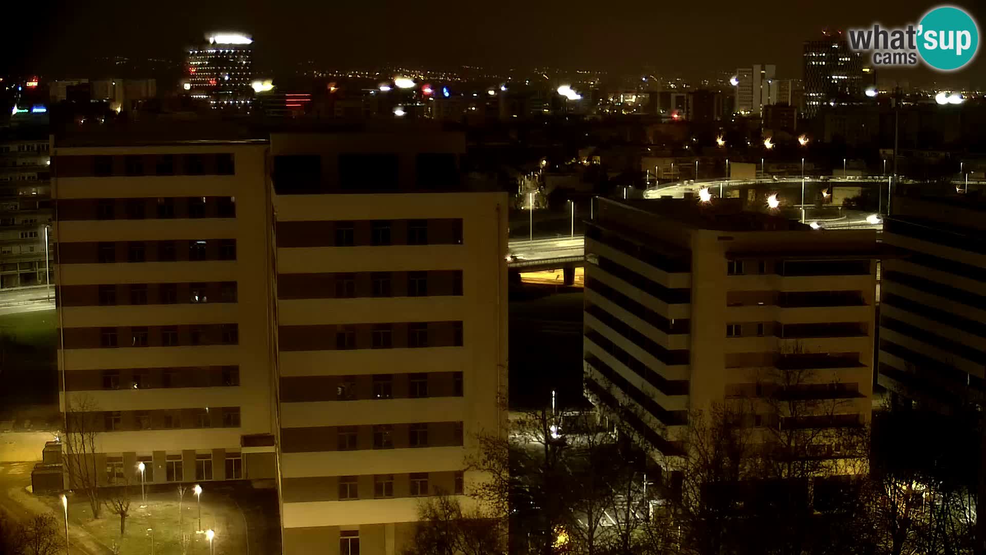 Live Interchange of Slavonska Avenue and Marin Držić Avenue in Zagreb webcam