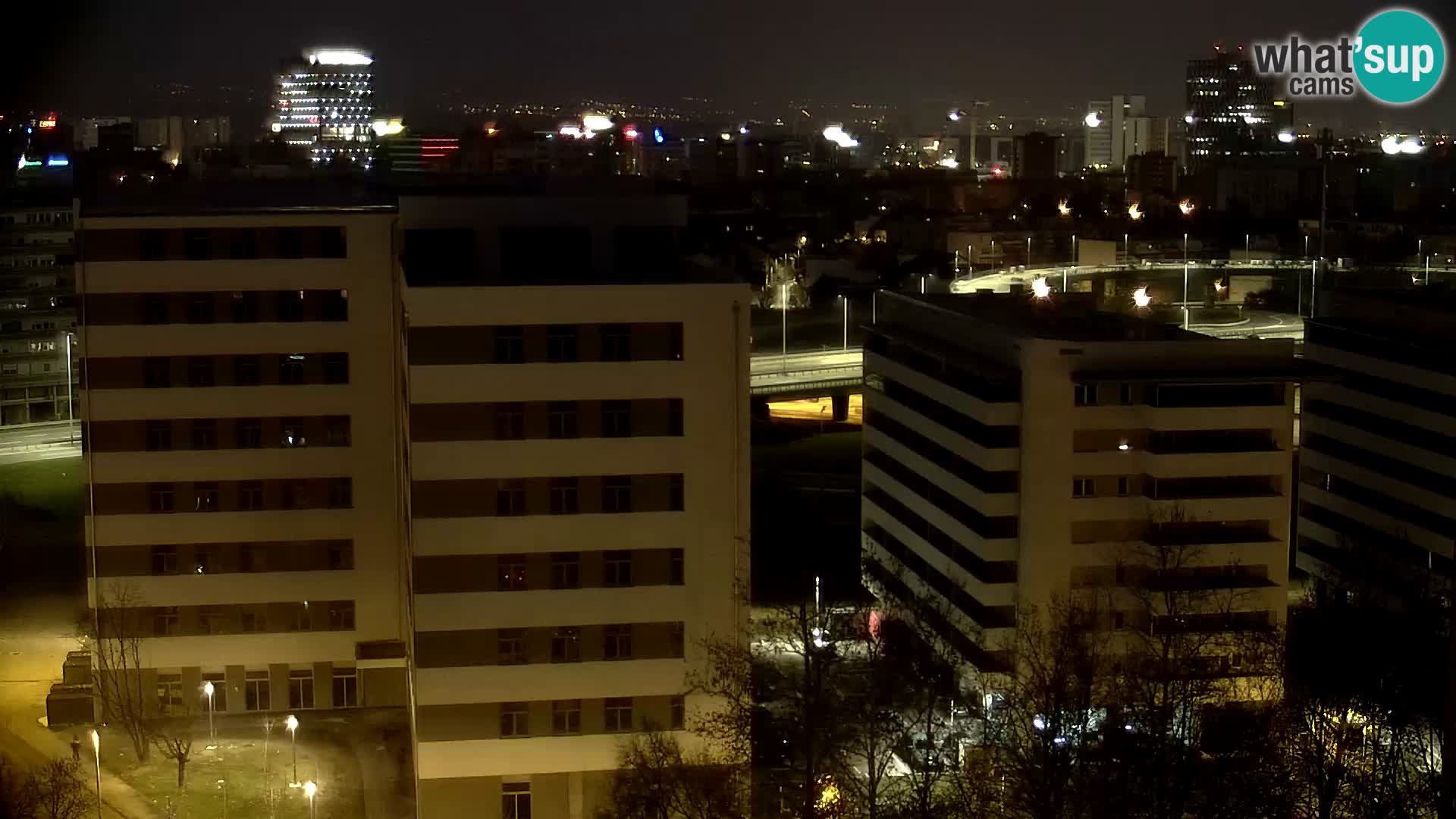 Live Interchange of Slavonska Avenue and Marin Držić Avenue in Zagreb webcam