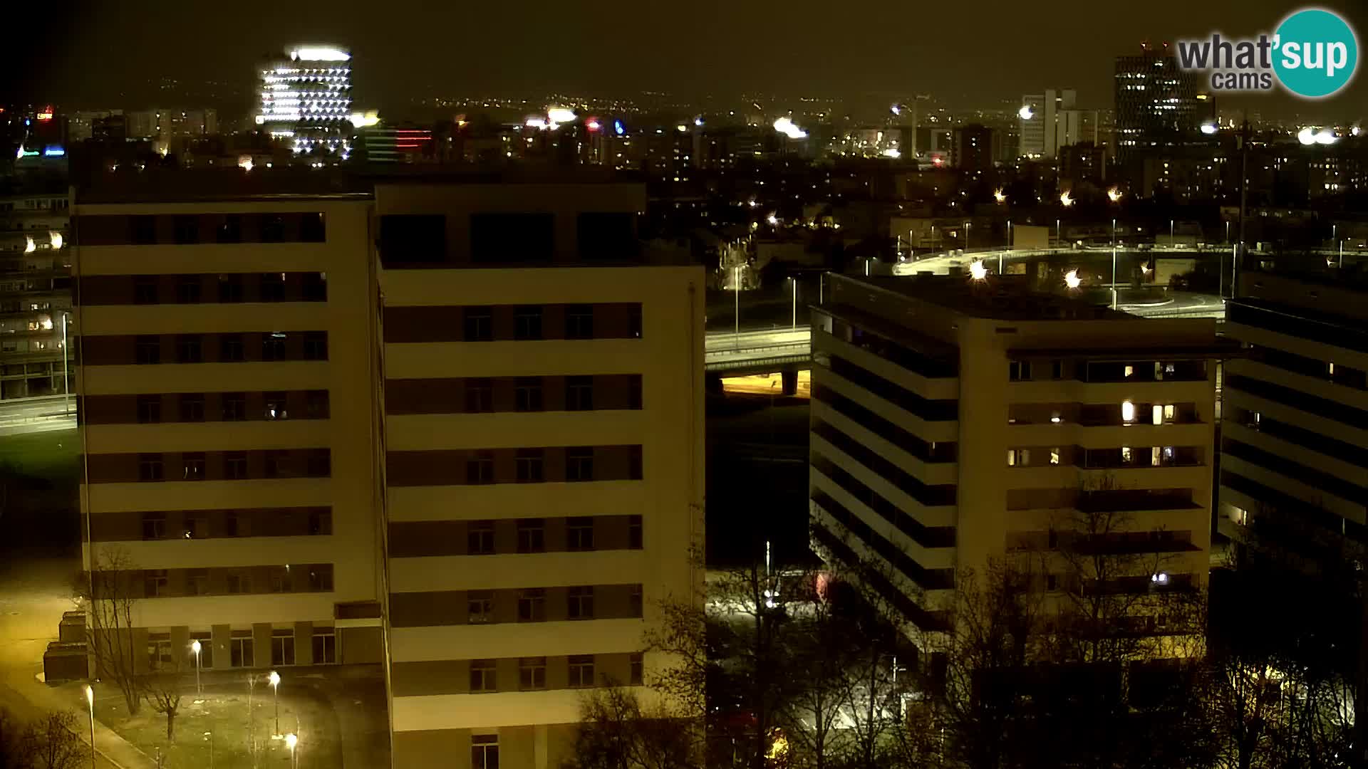 Live Interchange of Slavonska Avenue and Marin Držić Avenue in Zagreb webcam