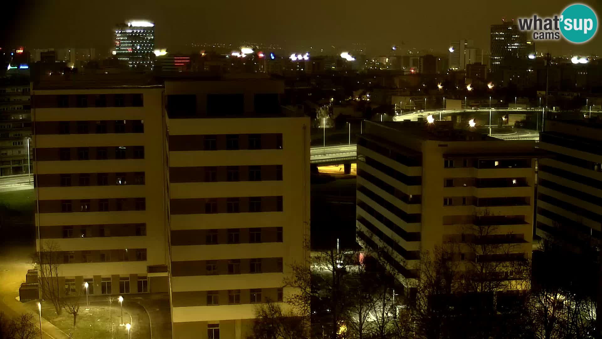 Live Interchange of Slavonska Avenue and Marin Držić Avenue in Zagreb webcam
