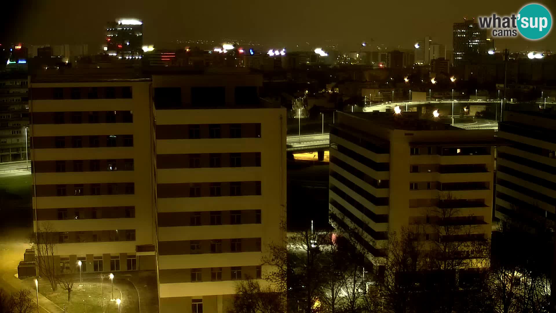Live Interchange of Slavonska Avenue and Marin Držić Avenue in Zagreb webcam