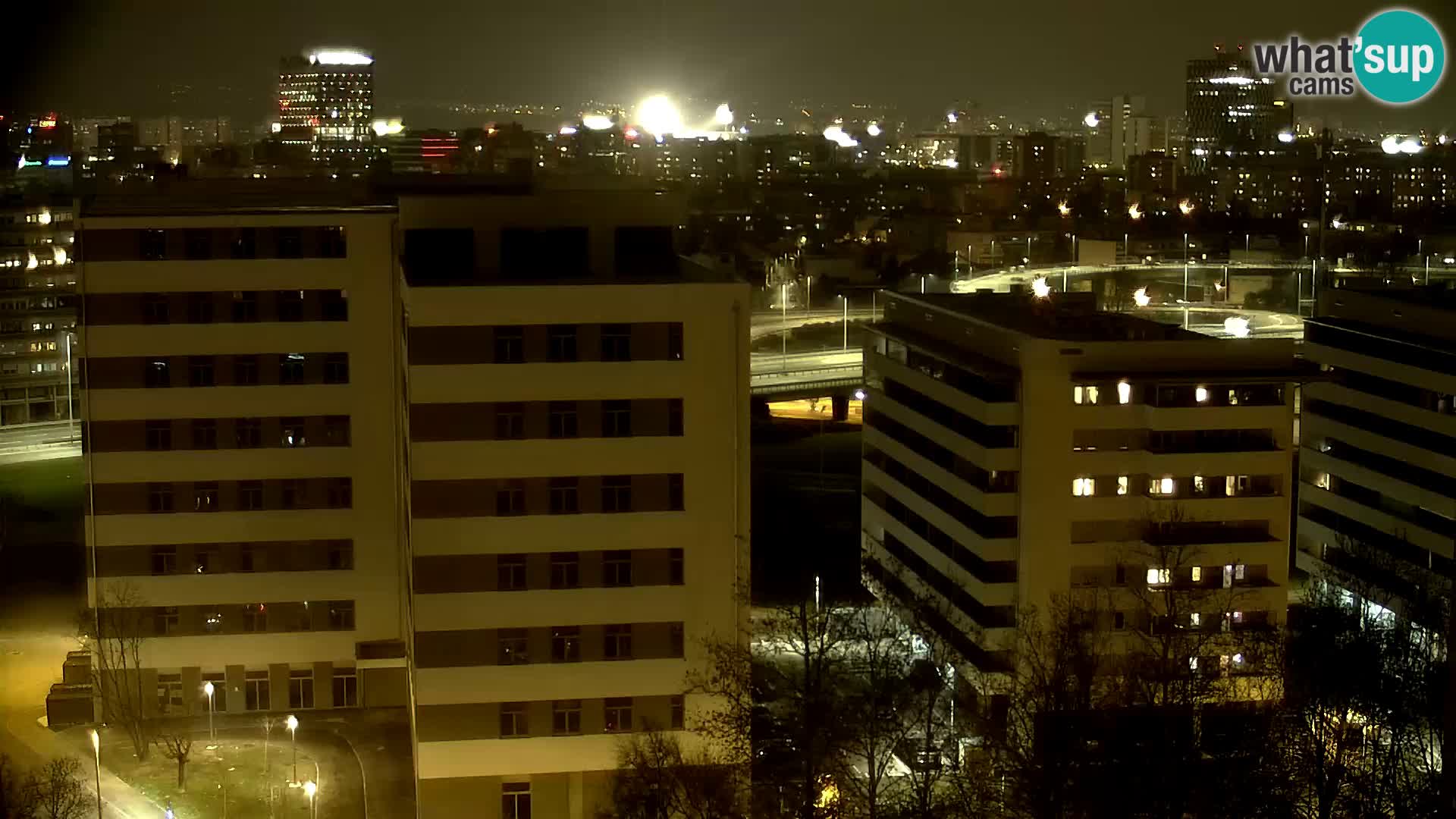 Rotatoria e incrocio viale Slavonska e Marin Držić  – webcam di Zagabria