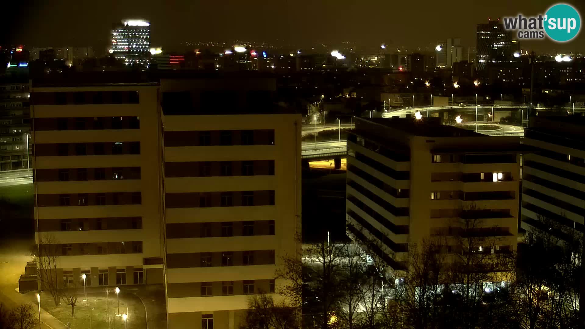 Rotatoria e incrocio viale Slavonska e Marin Držić  – webcam di Zagabria