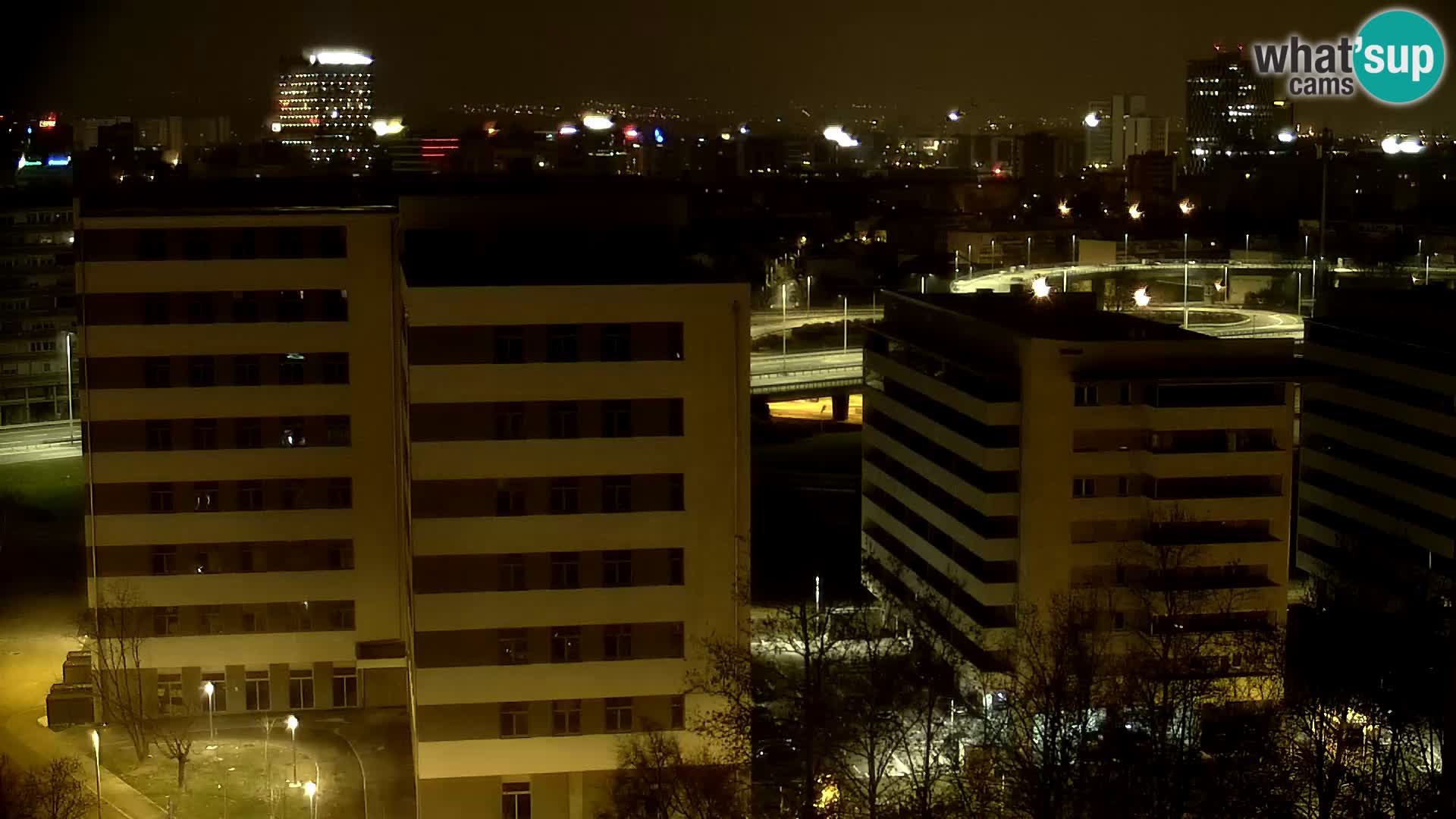 Live Interchange of Slavonska Avenue and Marin Držić Avenue in Zagreb webcam
