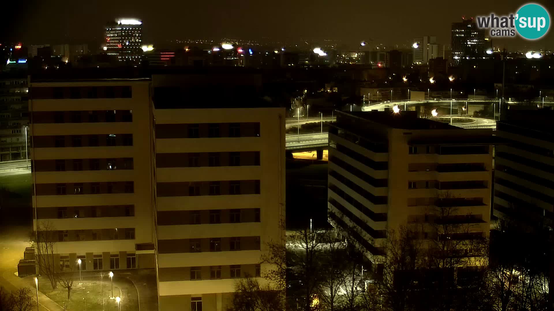 Live Interchange of Slavonska Avenue and Marin Držić Avenue in Zagreb webcam