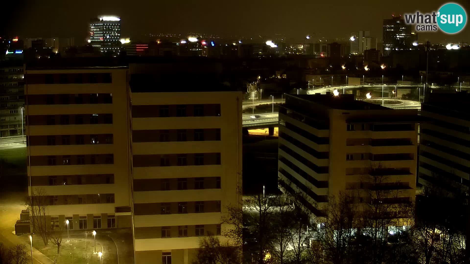 Rotatoria e incrocio viale Slavonska e Marin Držić  – webcam di Zagabria