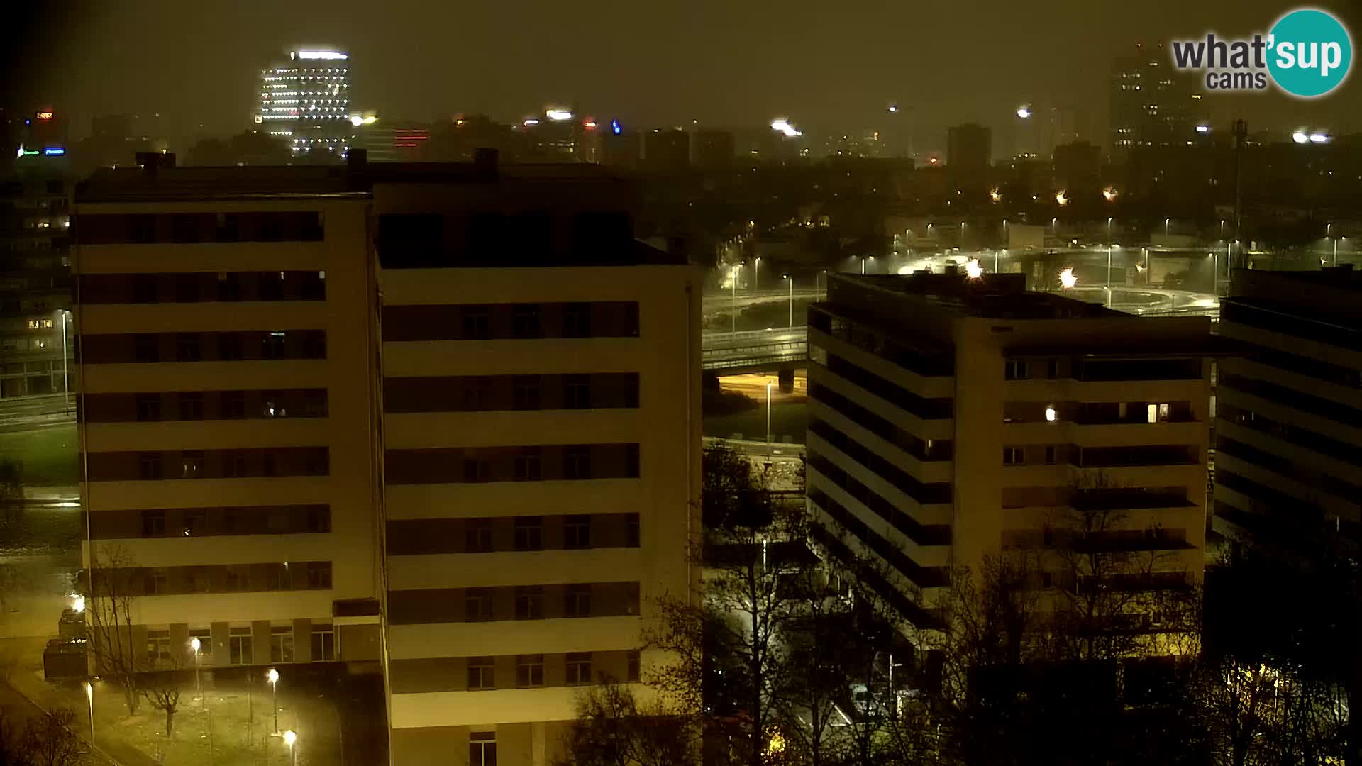 Live Interchange of Slavonska Avenue and Marin Držić Avenue in Zagreb webcam