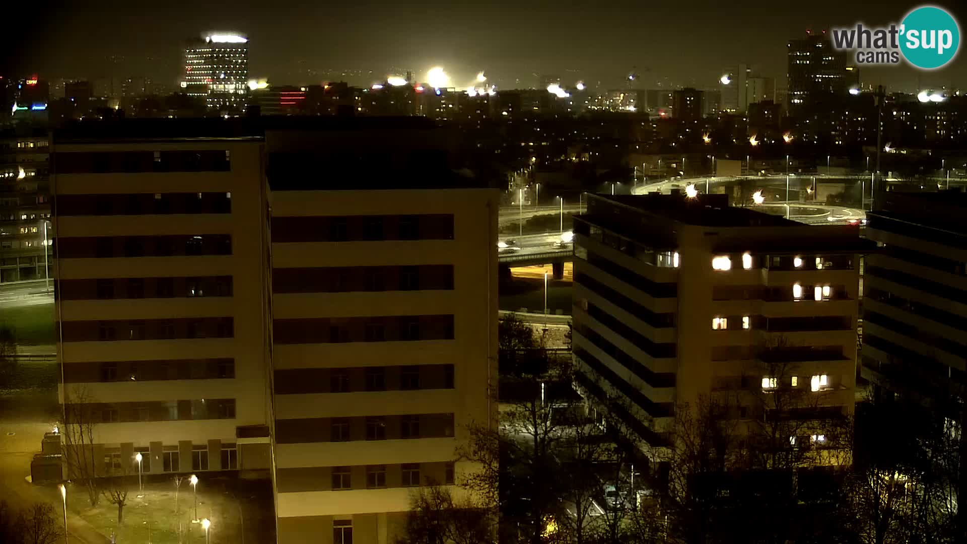 Web kamera Petlja Slavonska – Držićeva  – Zagreb Live