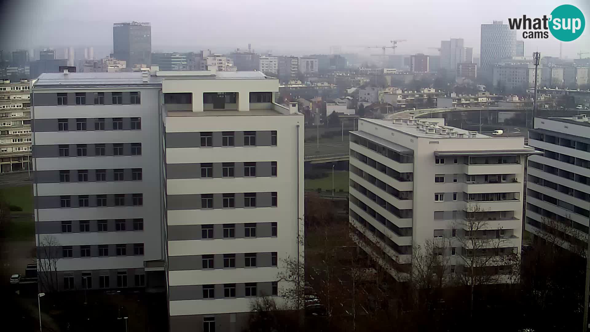 Web kamera Petlja Slavonska – Držićeva  – Zagreb Live