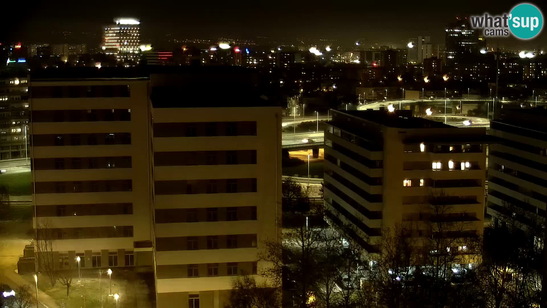 Web kamera Petlja Slavonska – Držićeva  – Zagreb Live