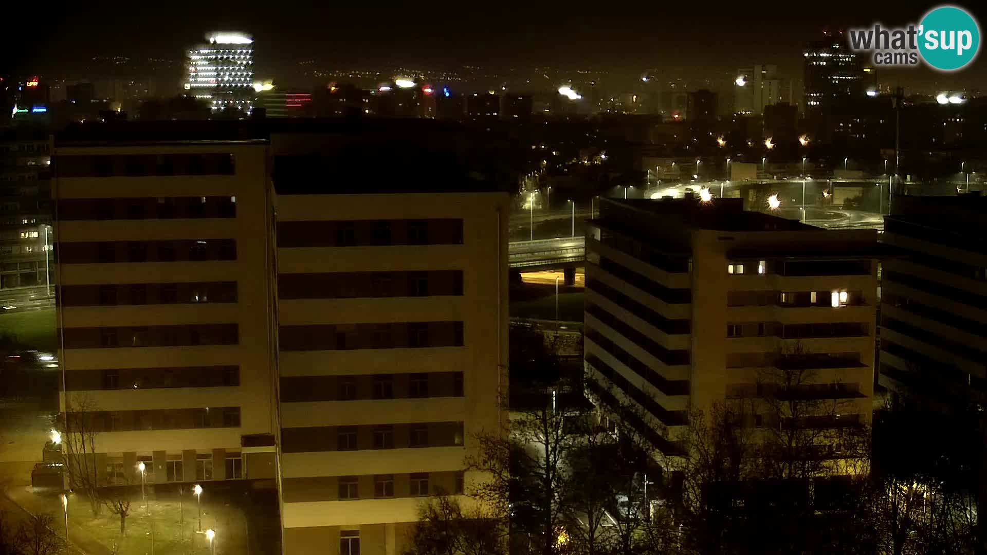 Web kamera Petlja Slavonska – Držićeva  – Zagreb Live