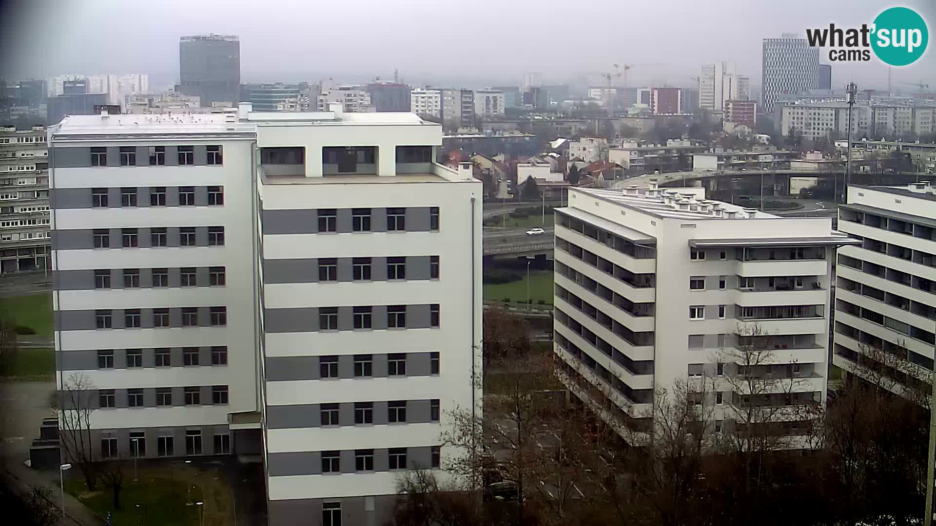 Web kamera Petlja Slavonska – Držićeva  – Zagreb Live