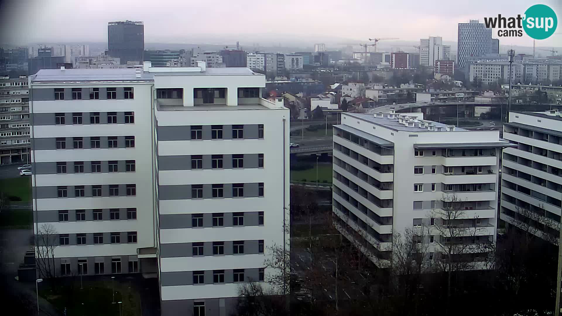 Web kamera Petlja Slavonska – Držićeva  – Zagreb Live