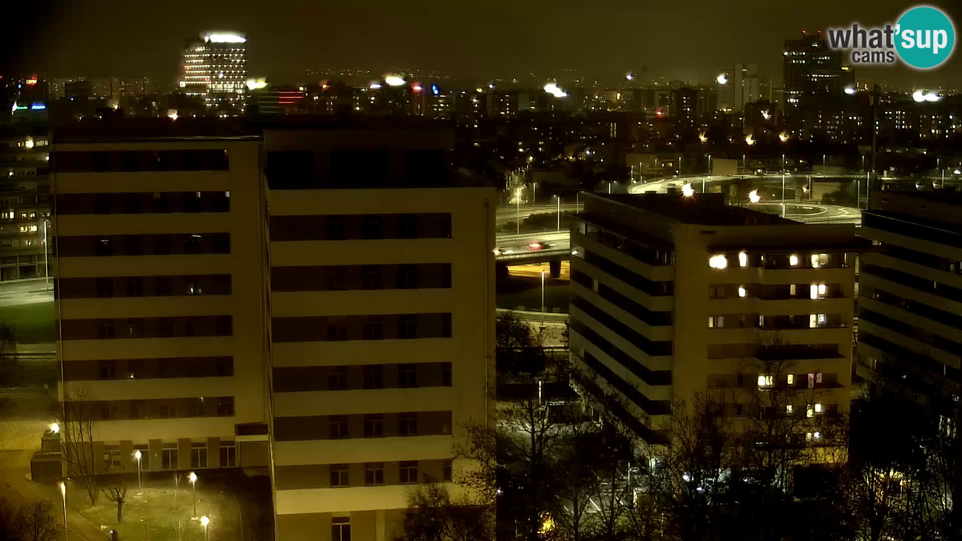 Web kamera Petlja Slavonska – Držićeva  – Zagreb Live