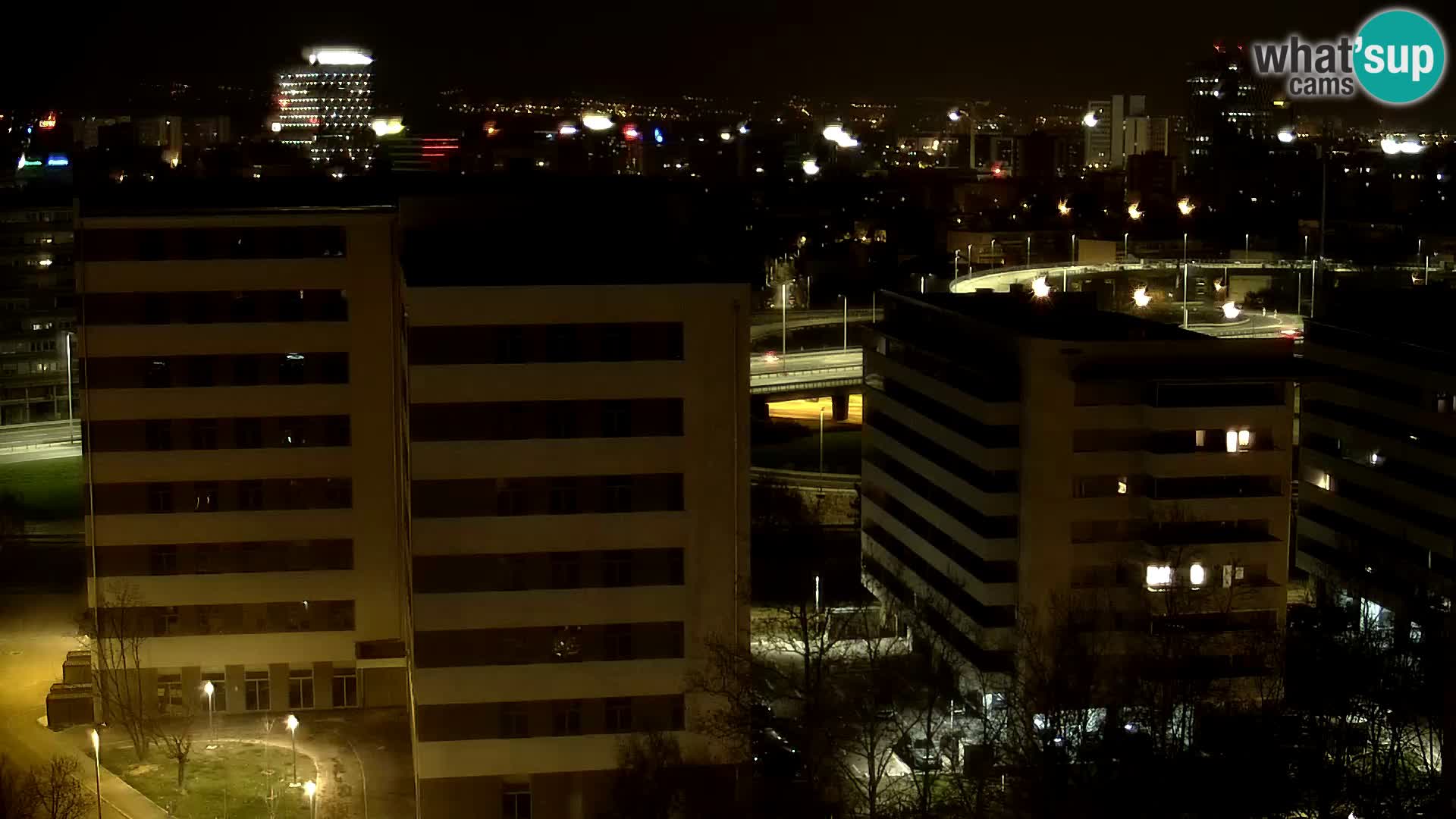 Live Interchange of Slavonska Avenue and Marin Držić Avenue in Zagreb webcam