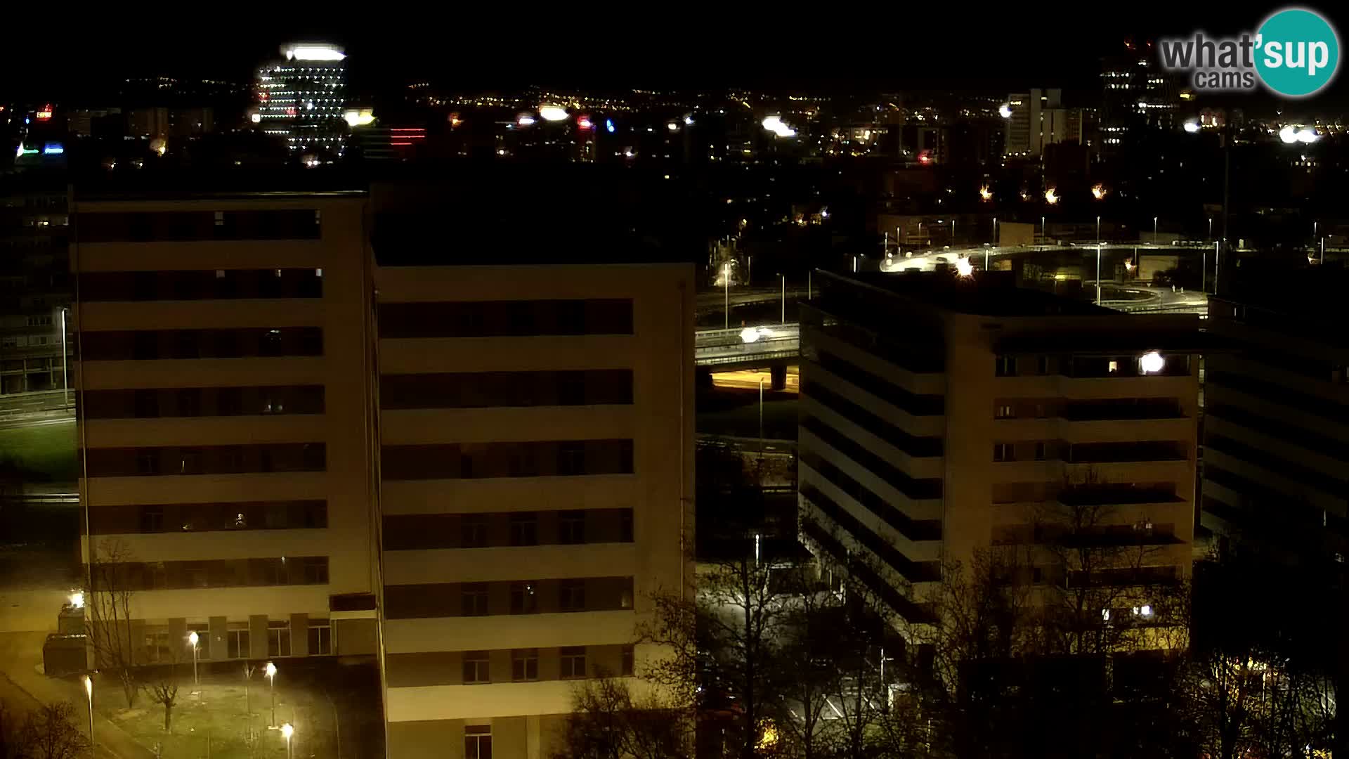 Rotatoria e incrocio viale Slavonska e Marin Držić  – webcam di Zagabria