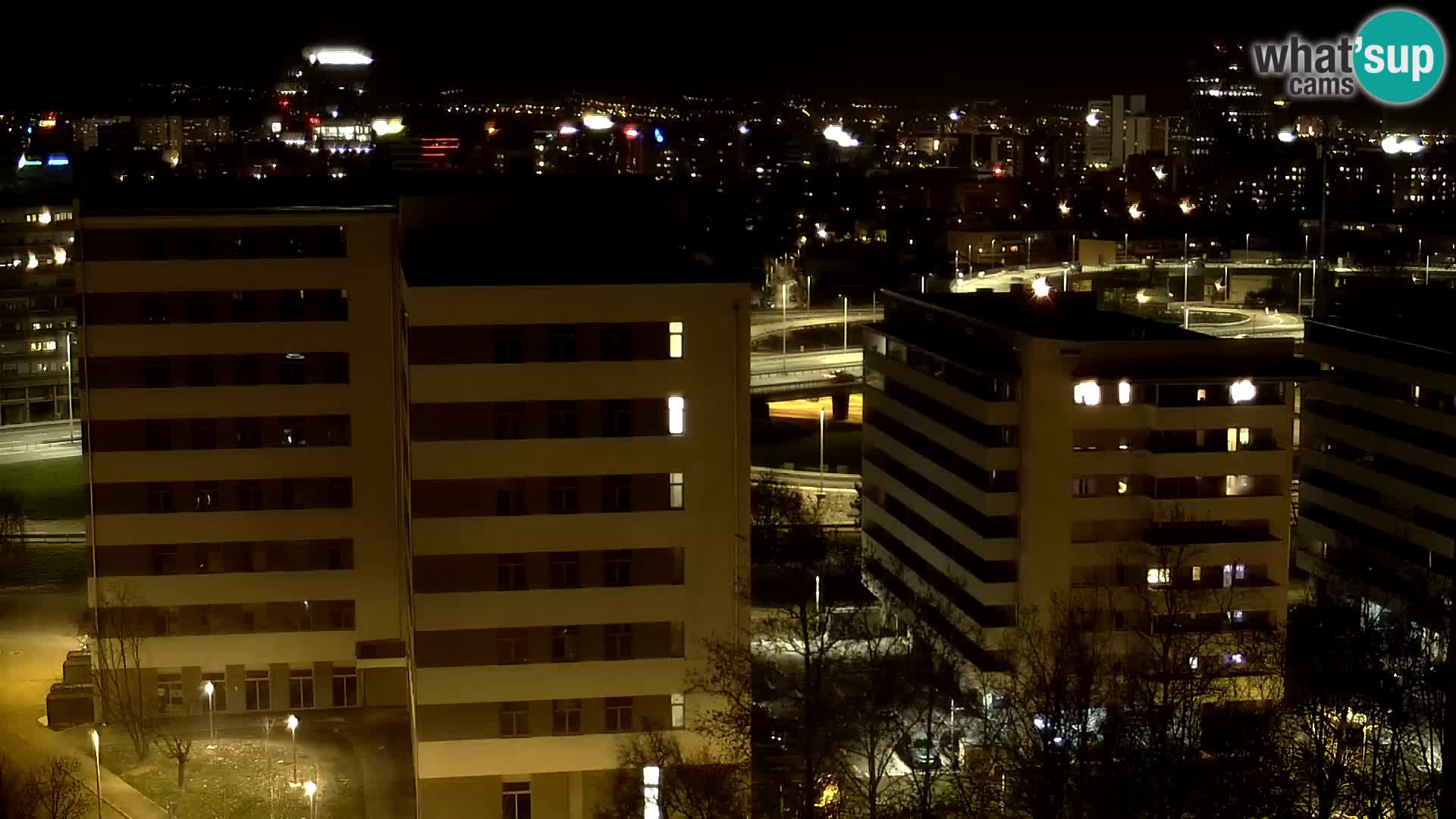 Rotatoria e incrocio viale Slavonska e Marin Držić  – webcam di Zagabria