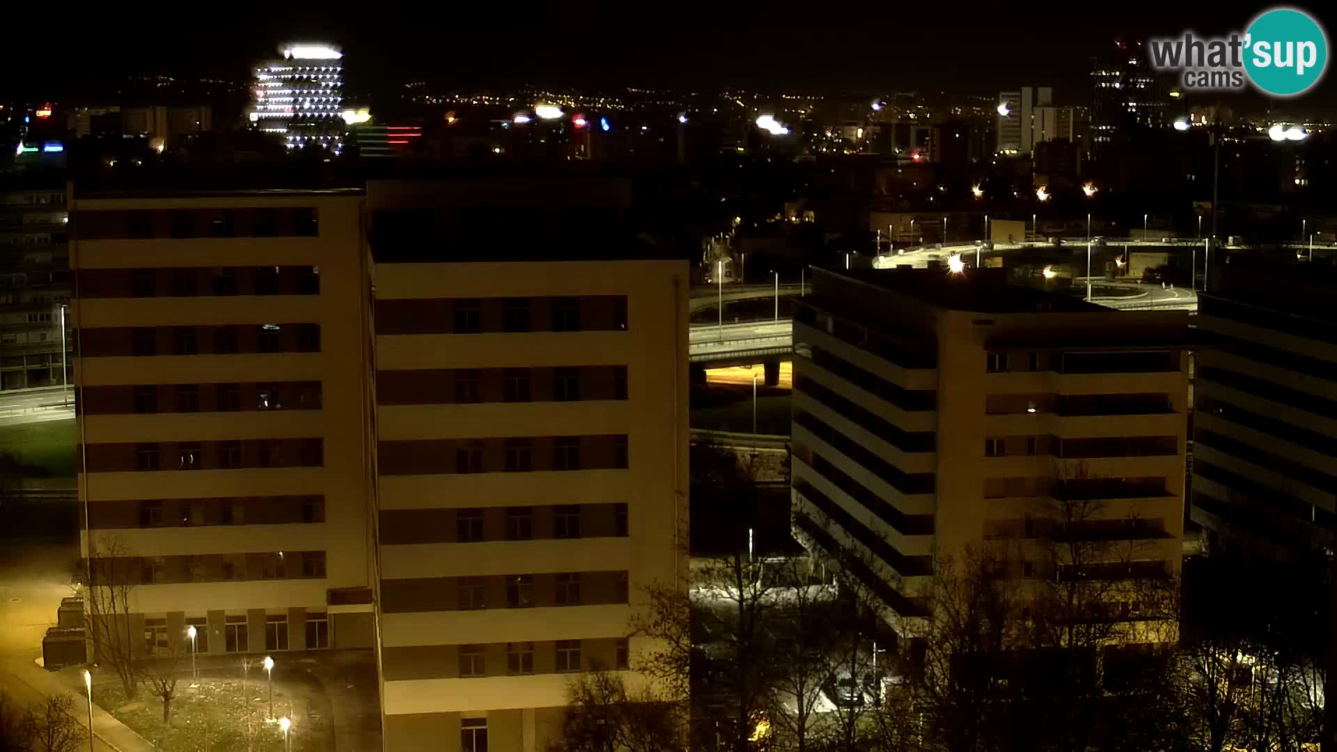 Rotatoria e incrocio viale Slavonska e Marin Držić  – webcam di Zagabria