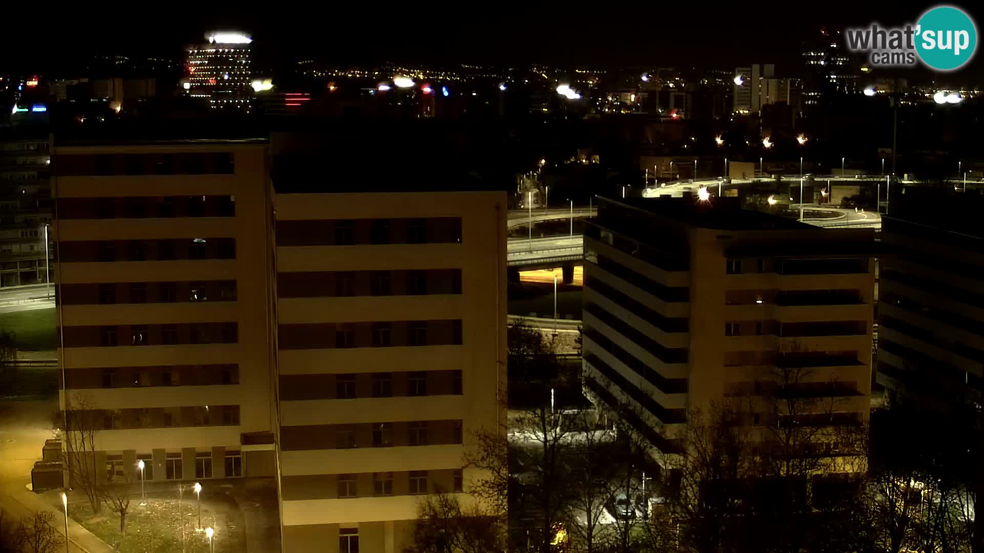 Live Interchange of Slavonska Avenue and Marin Držić Avenue in Zagreb webcam