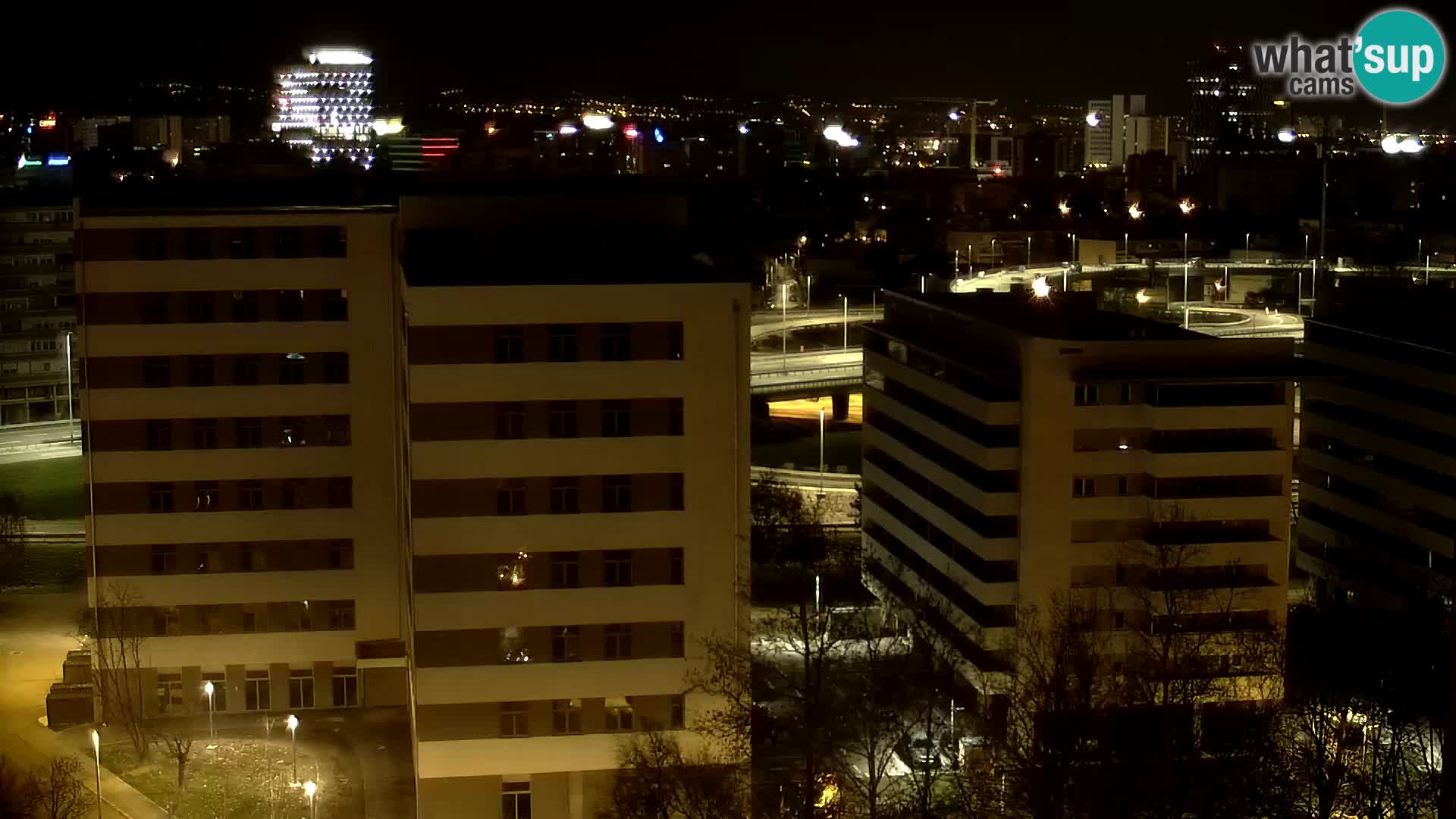 Live Interchange of Slavonska Avenue and Marin Držić Avenue in Zagreb webcam