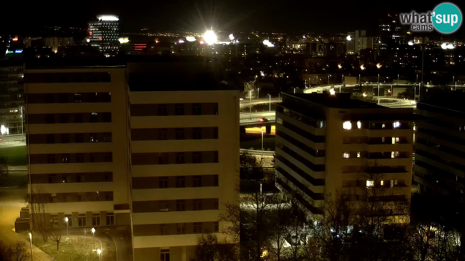 Rotatoria e incrocio viale Slavonska e Marin Držić – webcam di Zagabria