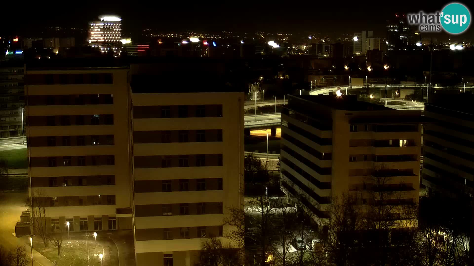 Rotatoria e incrocio viale Slavonska e Marin Držić  – webcam di Zagabria