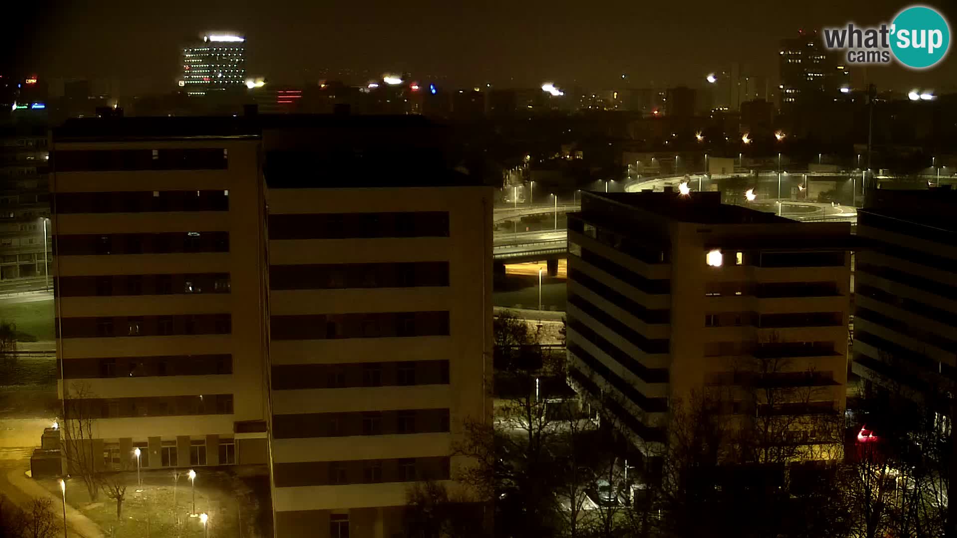 Live Interchange of Slavonska Avenue and Marin Držić Avenue in Zagreb webcam