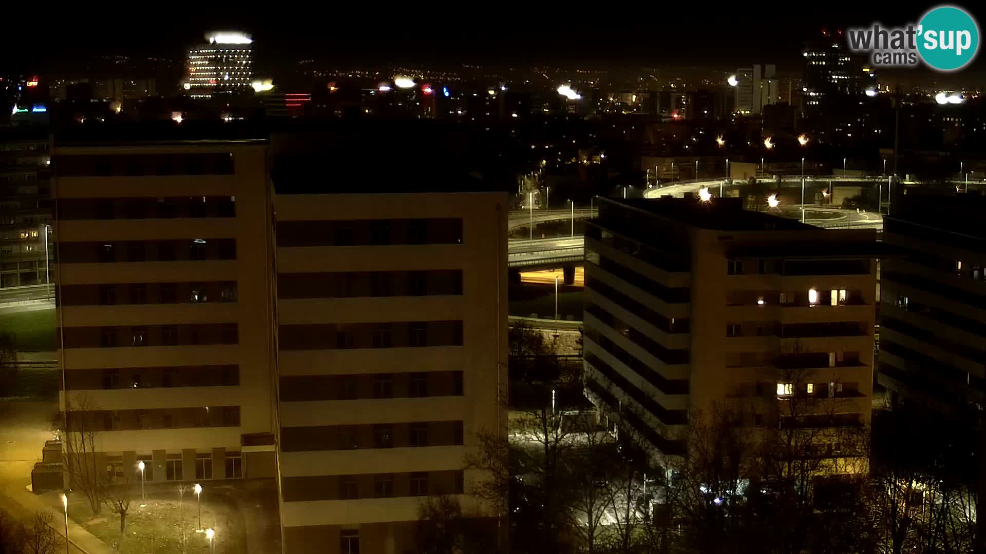 Web kamera Petlja Slavonska – Držićeva – Zagreb Live