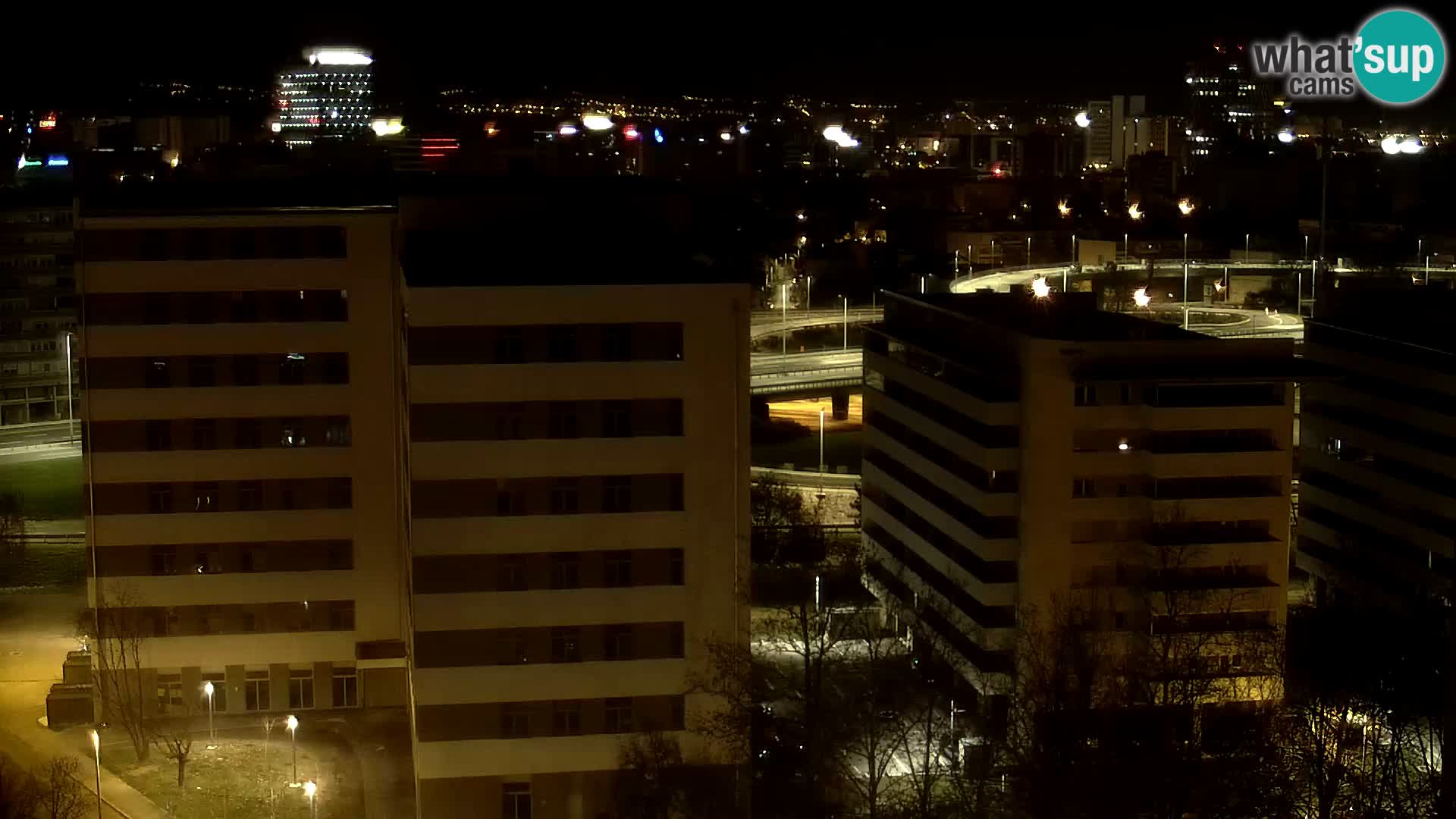 Rotatoria e incrocio viale Slavonska e Marin Držić  – webcam di Zagabria