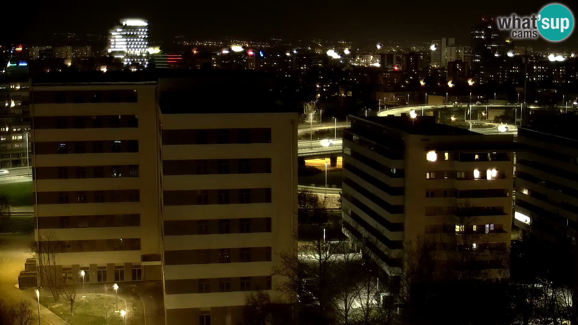 Web kamera Petlja Slavonska – Držićeva  – Zagreb Live