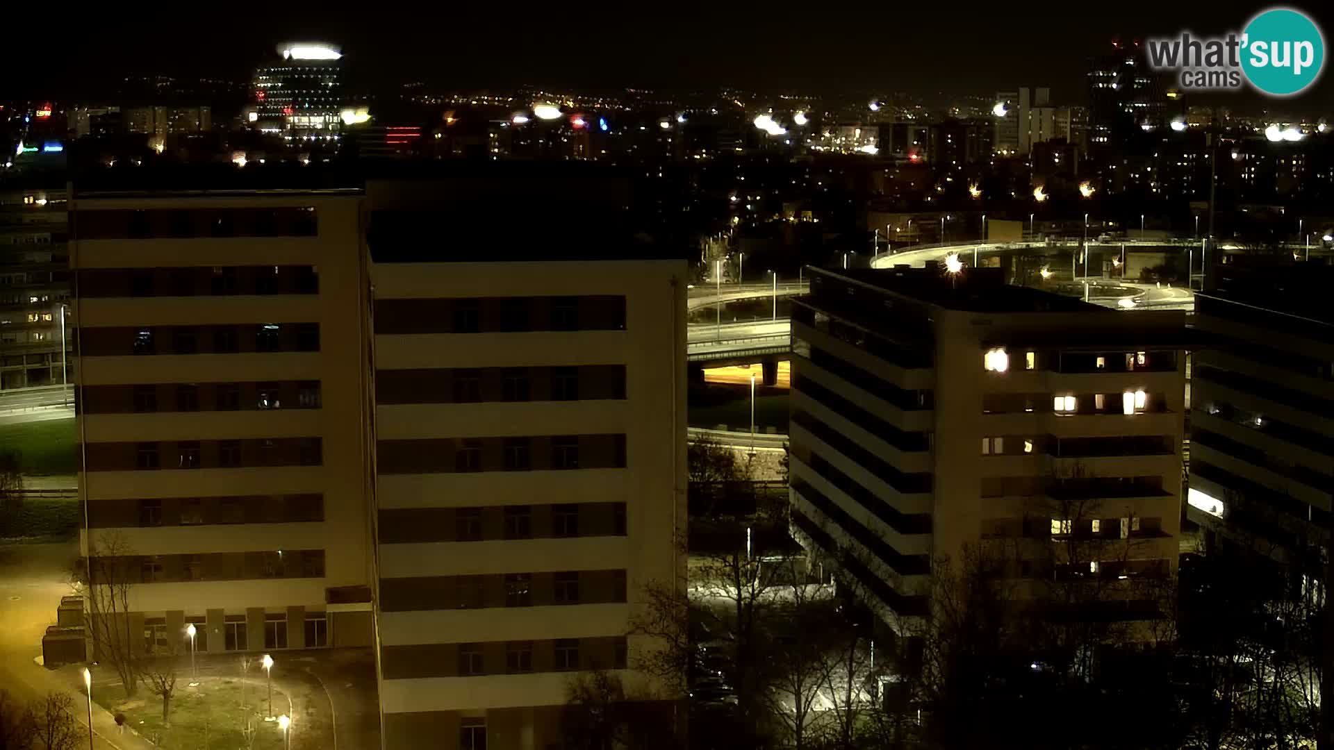 Web kamera Petlja Slavonska – Držićeva – Zagreb Live