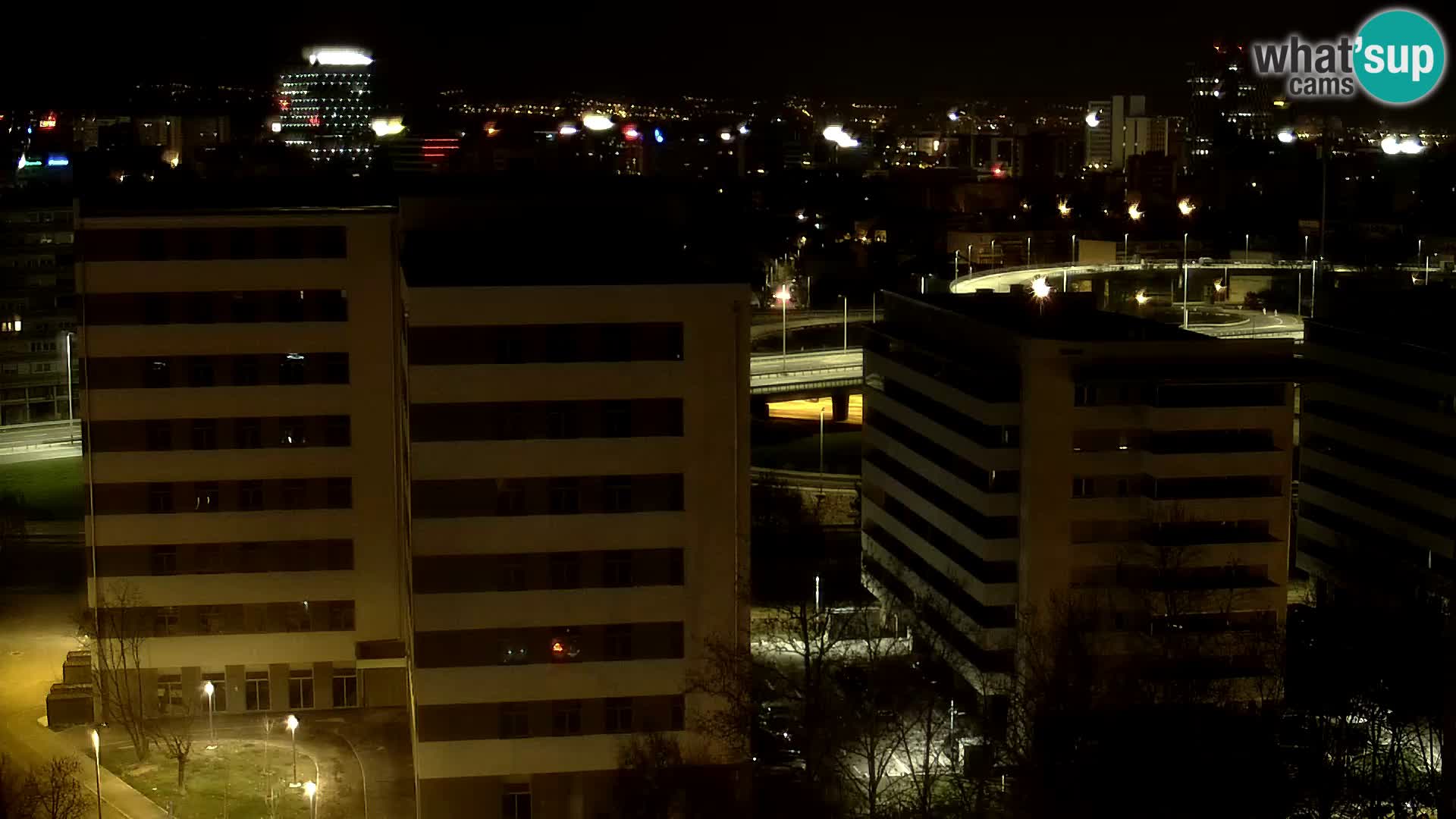 Live Interchange of Slavonska Avenue and Marin Držić Avenue in Zagreb webcam